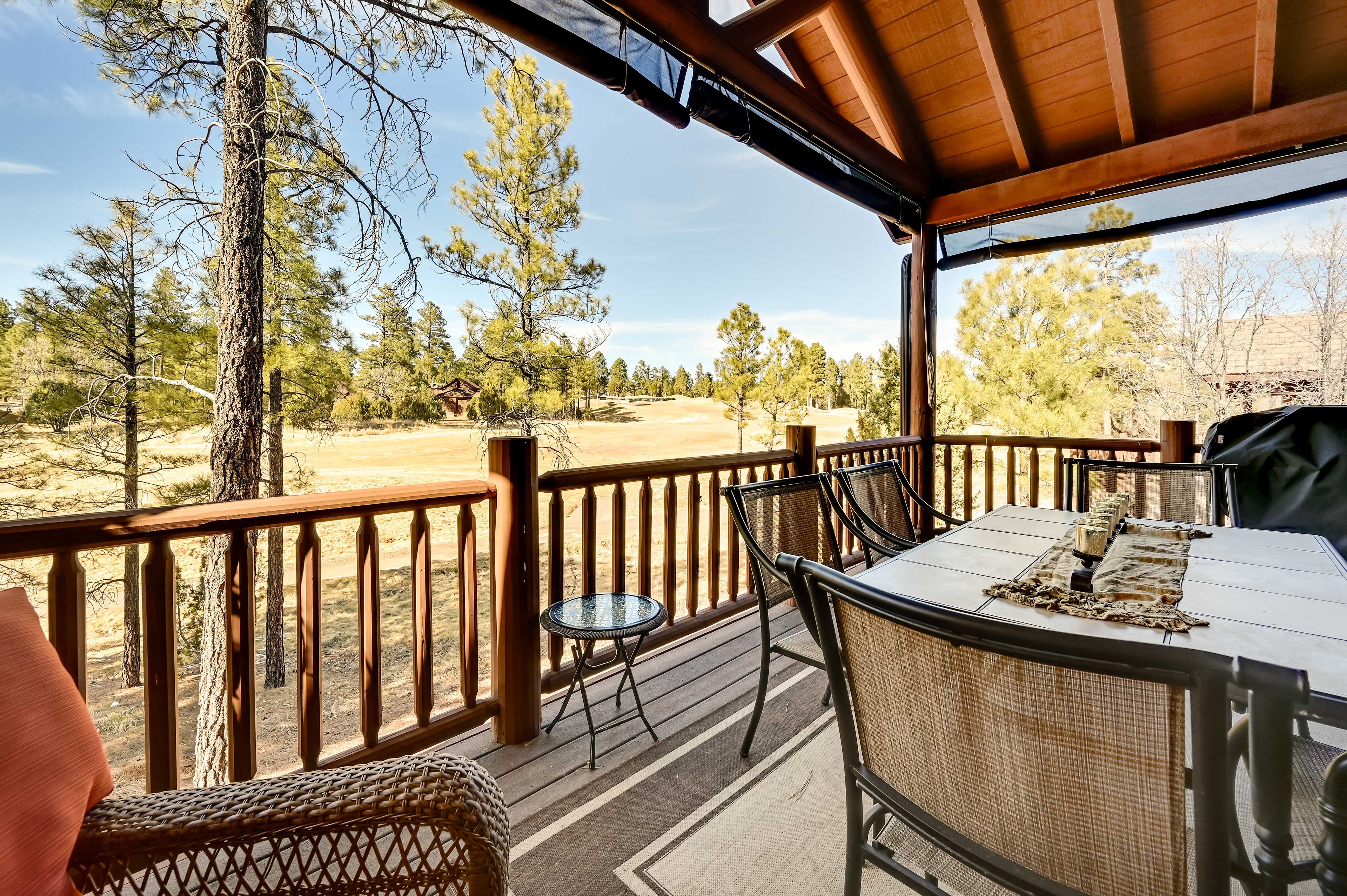 Covered Deck | Golf Course Views | Community Amenity Access
