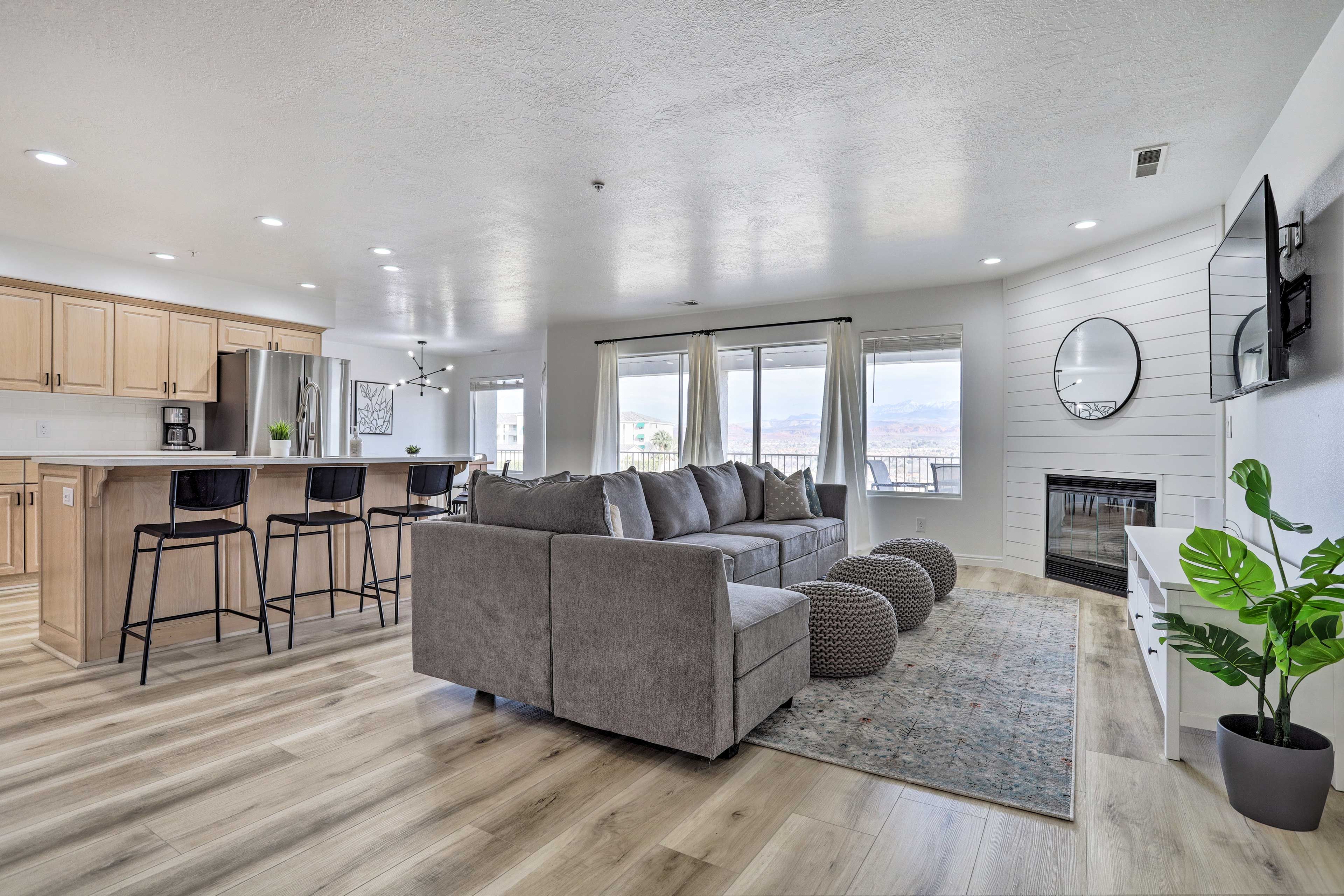 St. George Vacation Rental Condo | 3BR | 2BA | 1,900 Sq Ft | Stairs Required