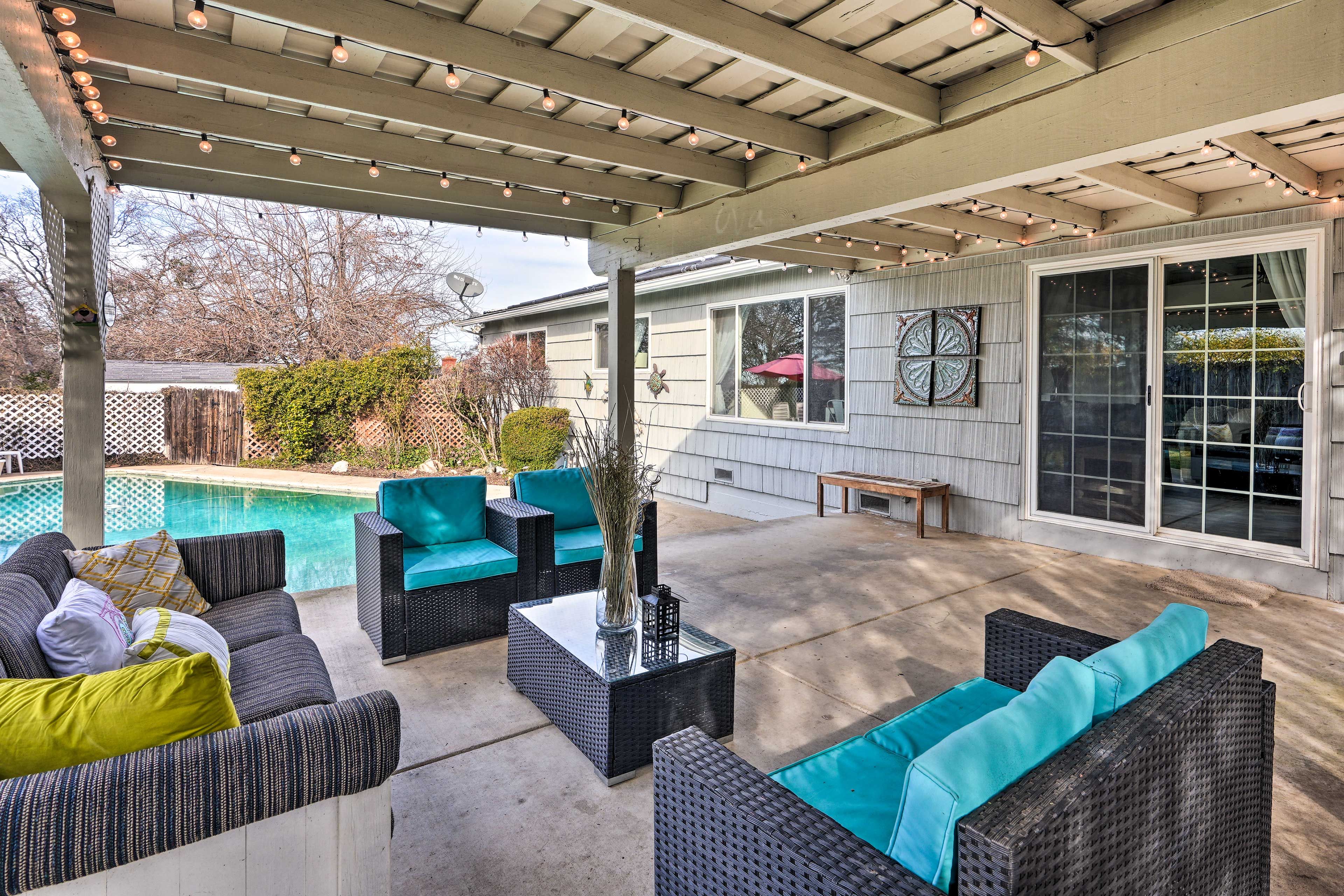 Sutter Creek Vacation Rental | 3BR | 2BA | 1,325 Sq Ft | 3 Stairs to Enter