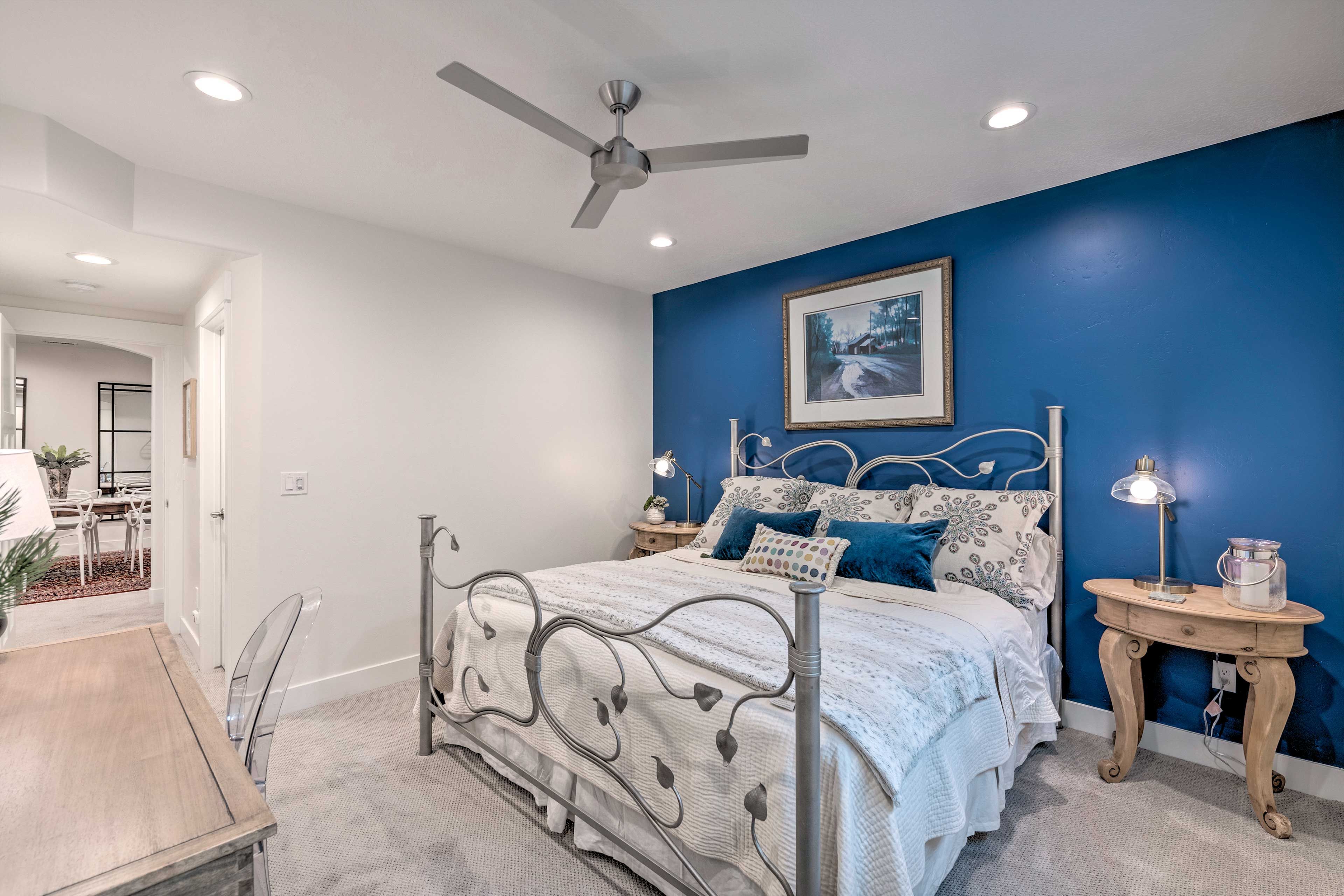 Bedroom 2 | Desk Workspace | Walk-In Closet