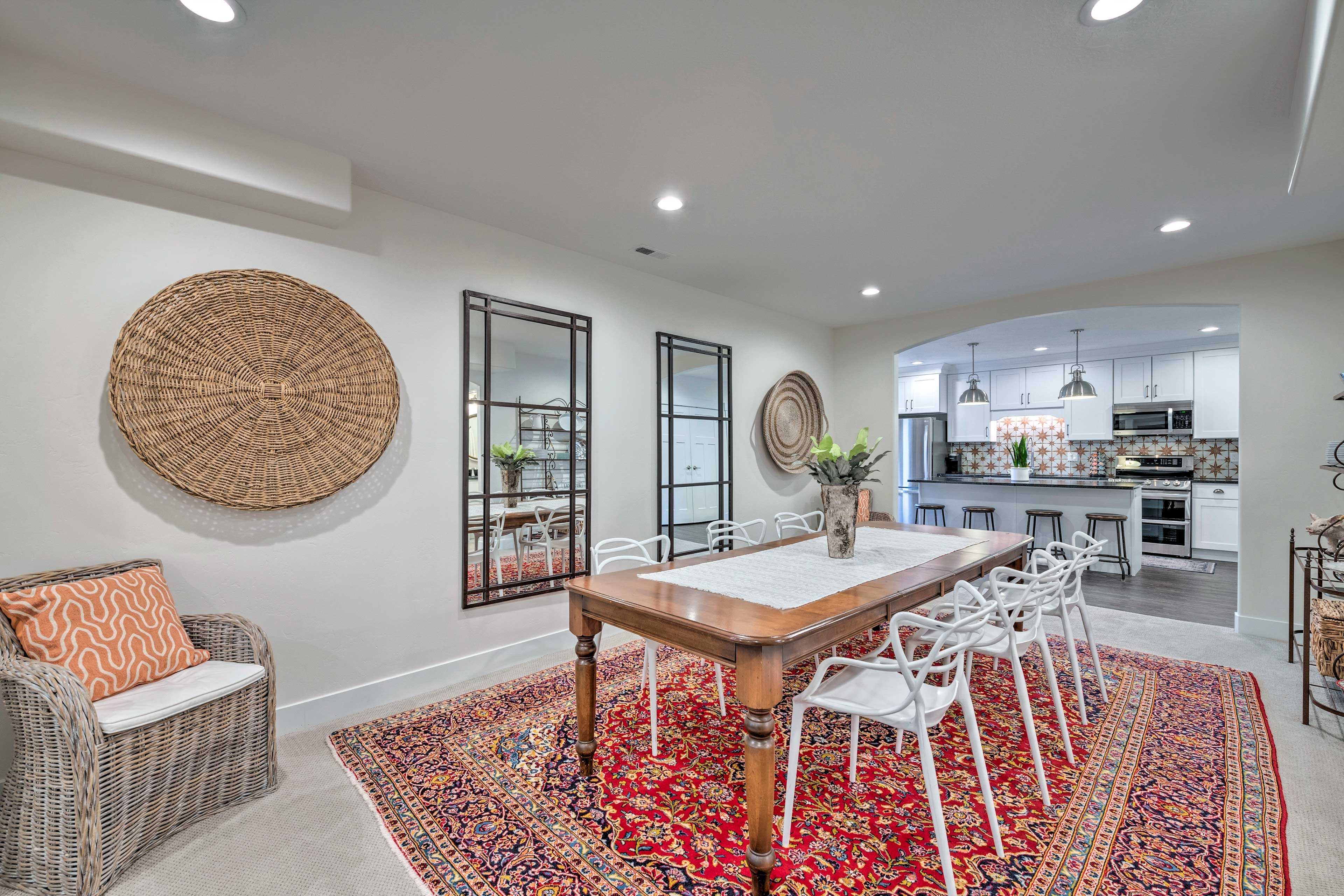 Draper Vacation Rental | 2BR | 2BA | 1,800 Sq Ft | Stairs Required For Entry