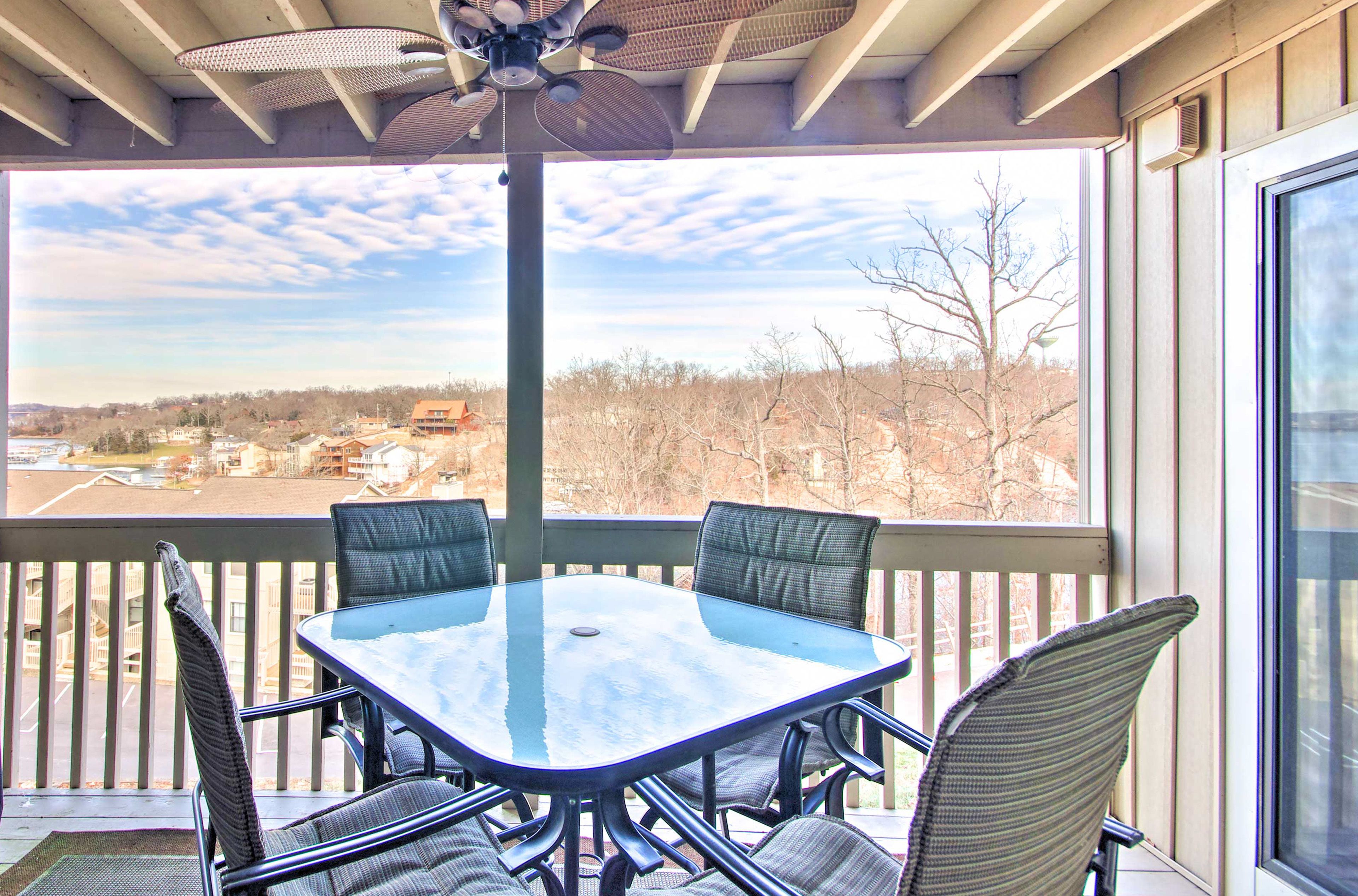 Condo Exterior | Private Furnished Balcony