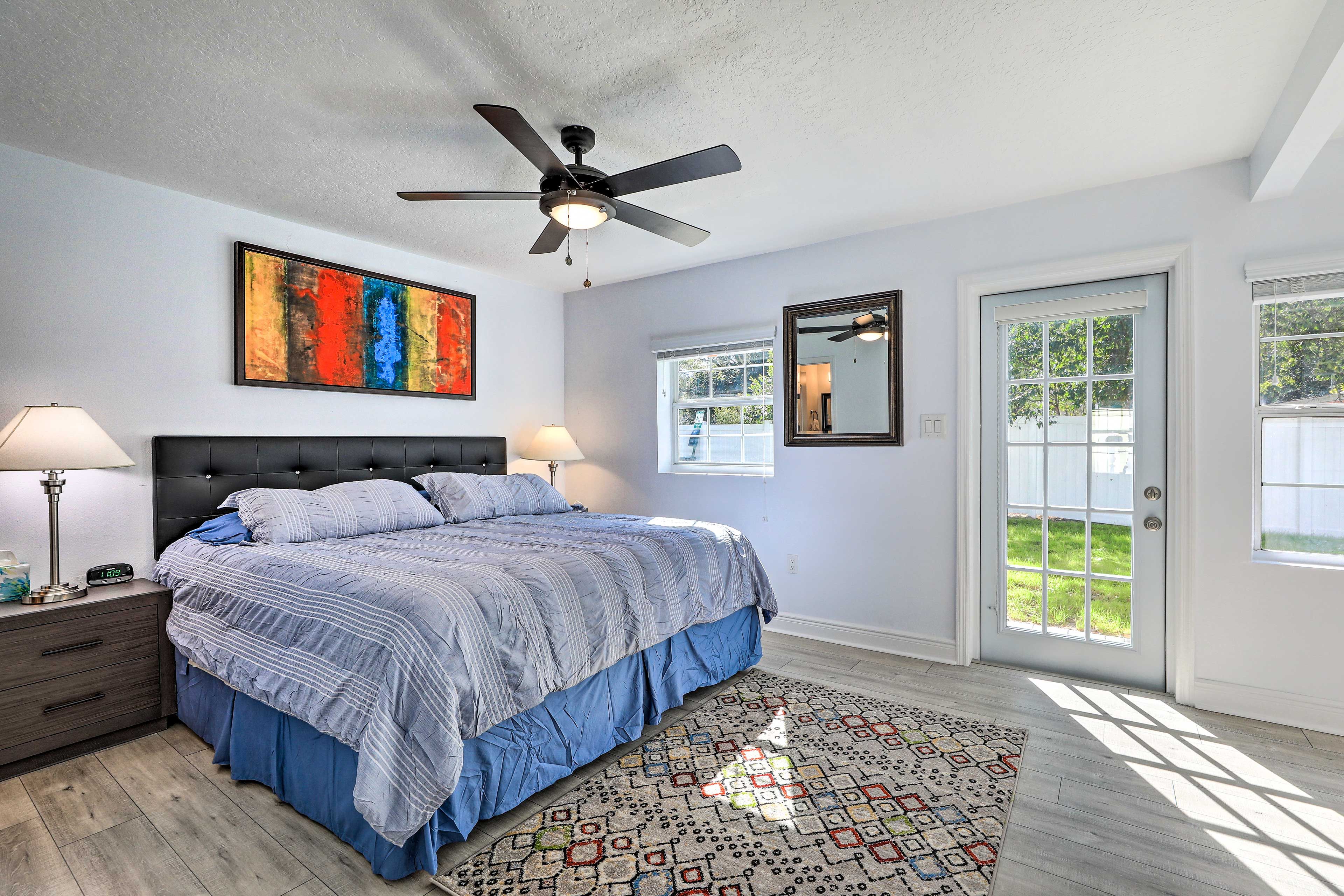 Bedroom 1 | King Bed | Main Floor | No Stairs to Access