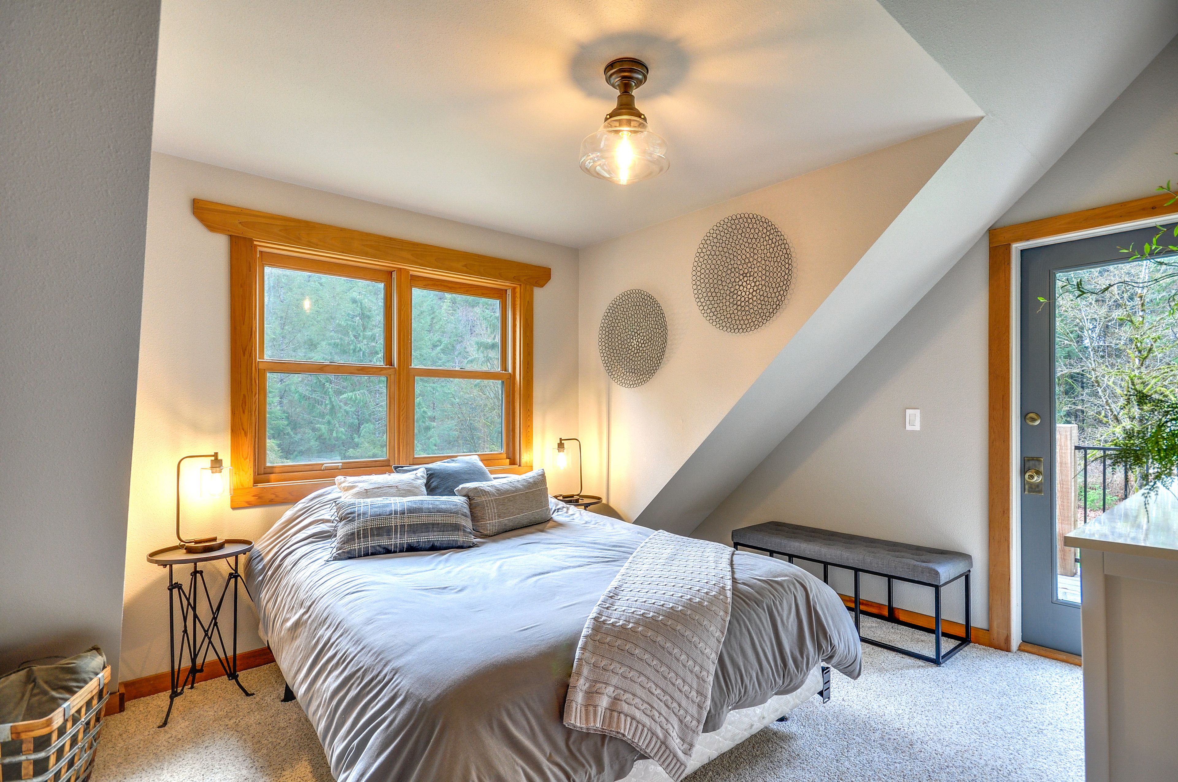 Bedroom 2 | Upper Level | Queen Bed | Balcony Access