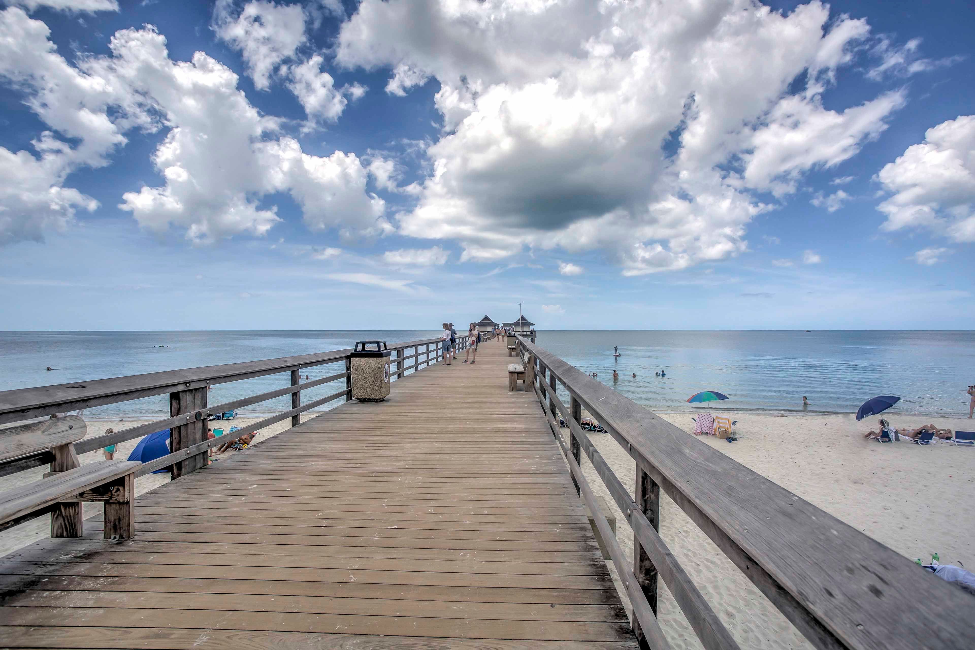 Walk to Pier + Beach