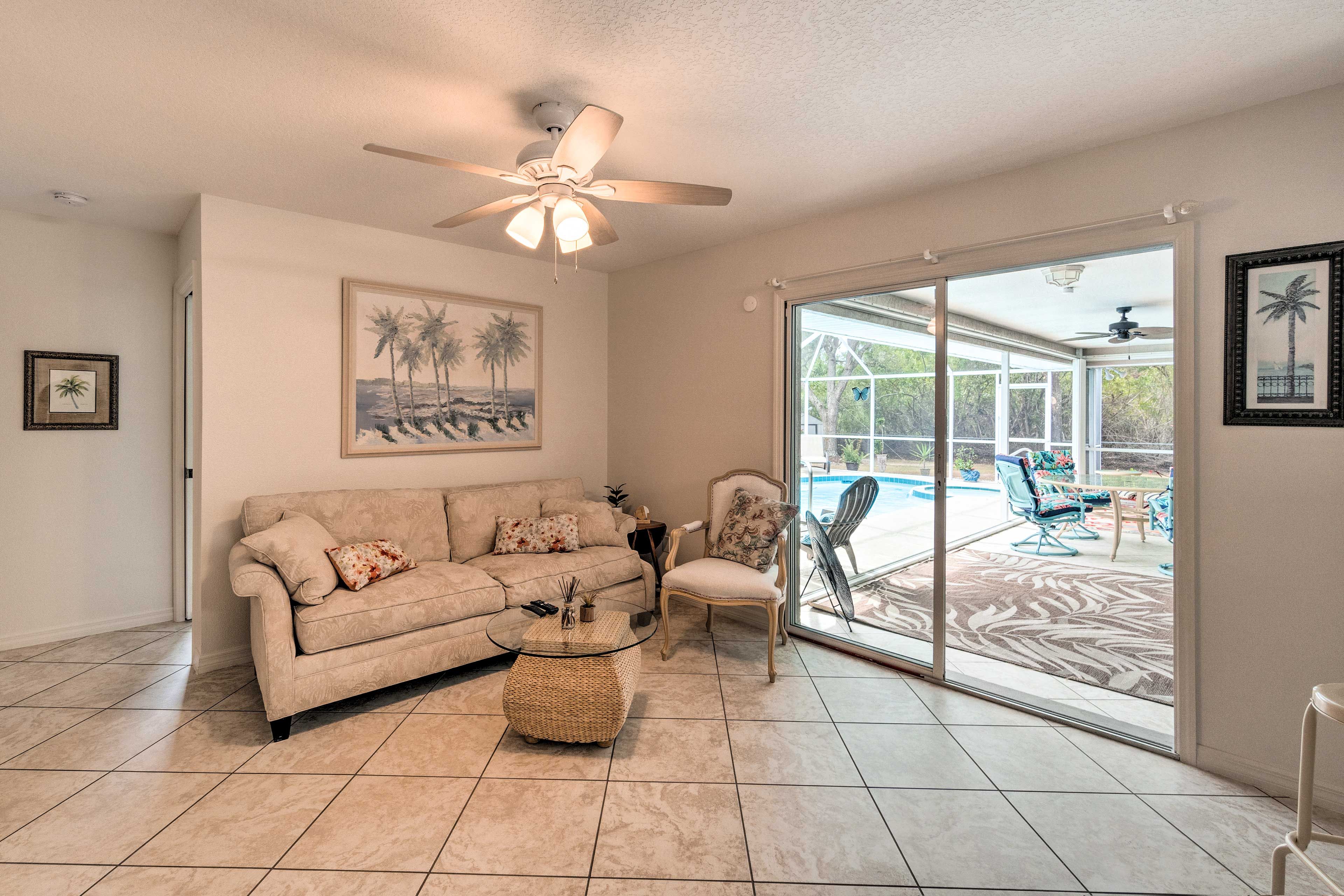Living Room | Tiled Flooring Throughout