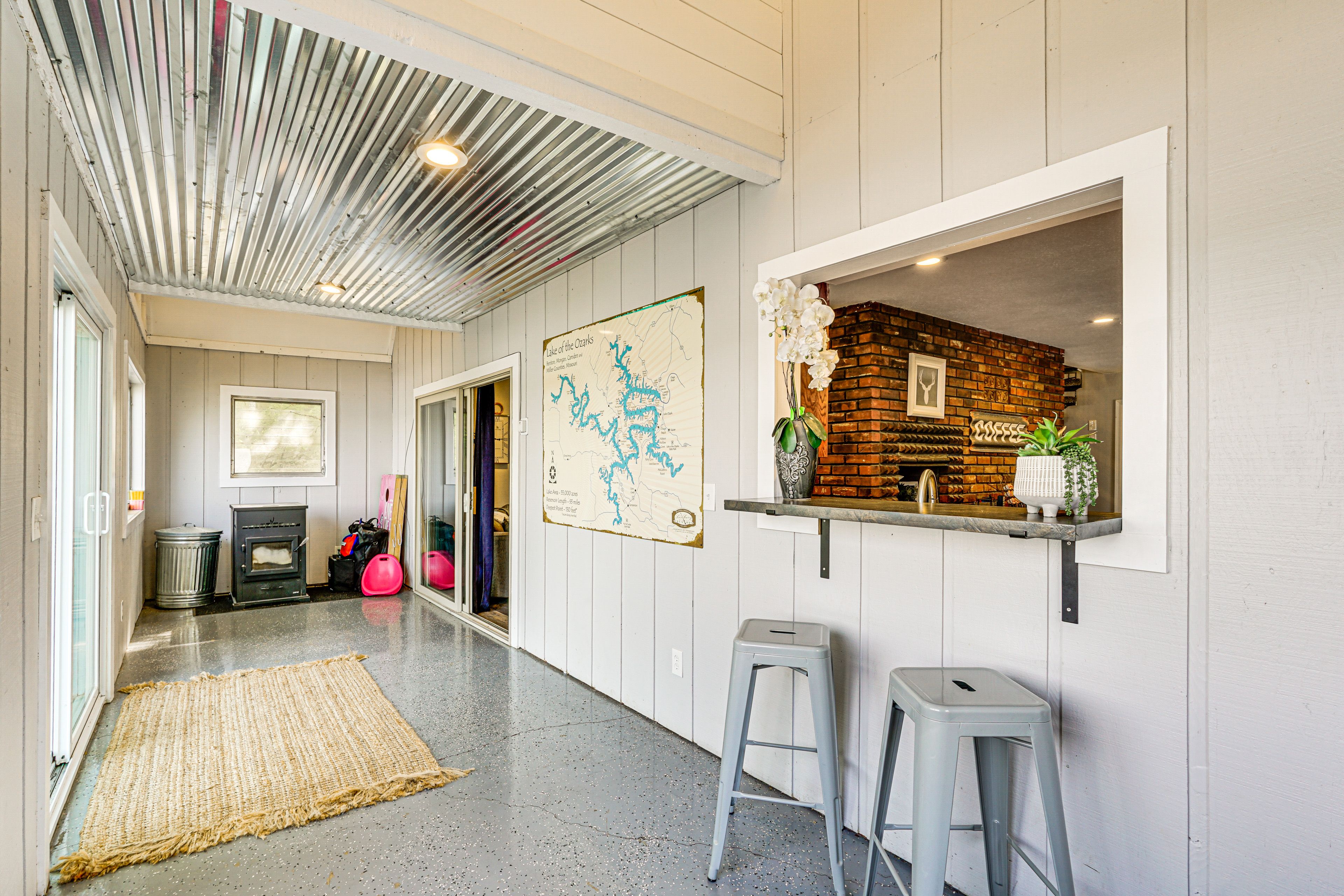 Game Room | Main Floor | Wood Pellet Stove (Pellets Provided)
