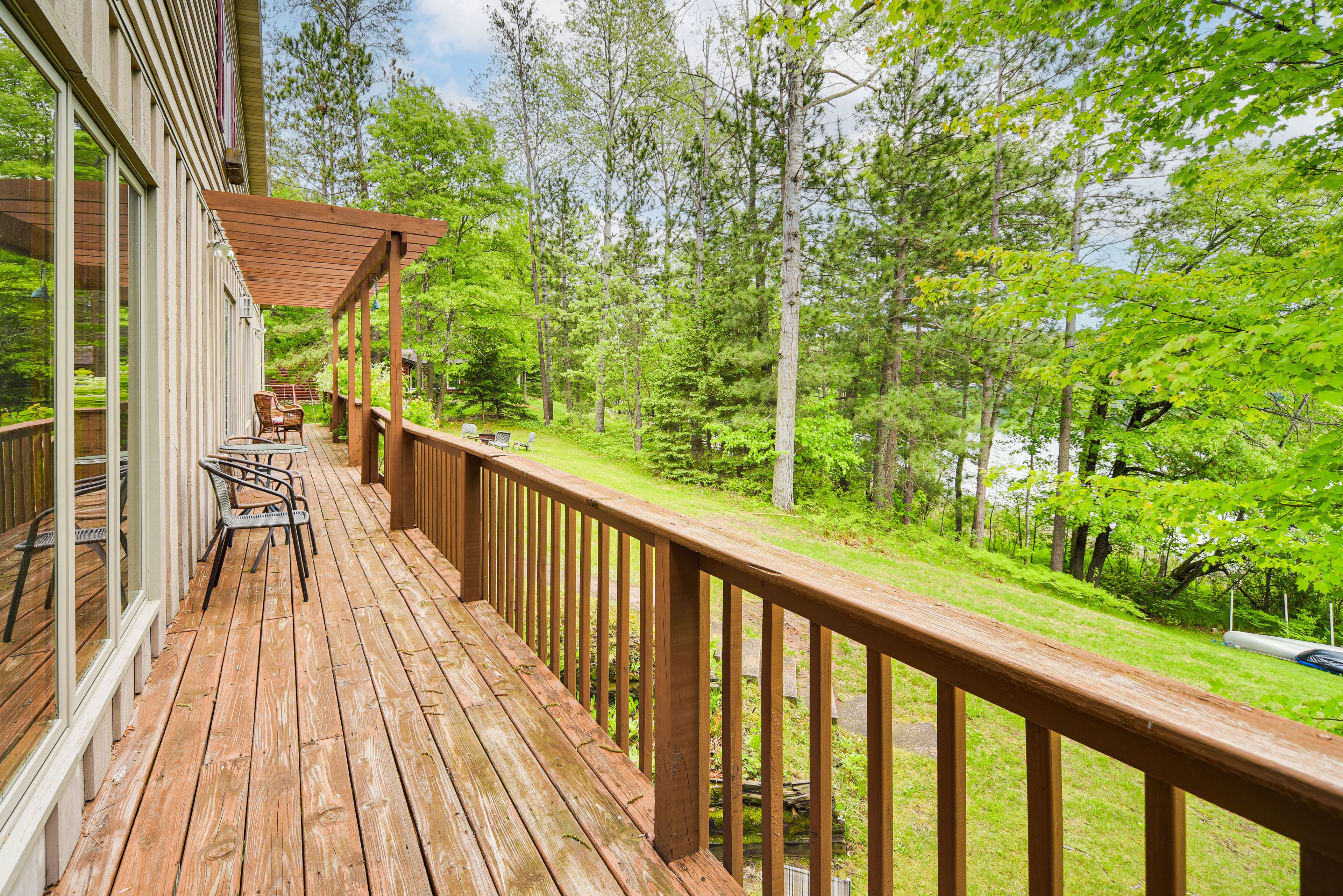 Deck w/ Lake Views | Main Floor