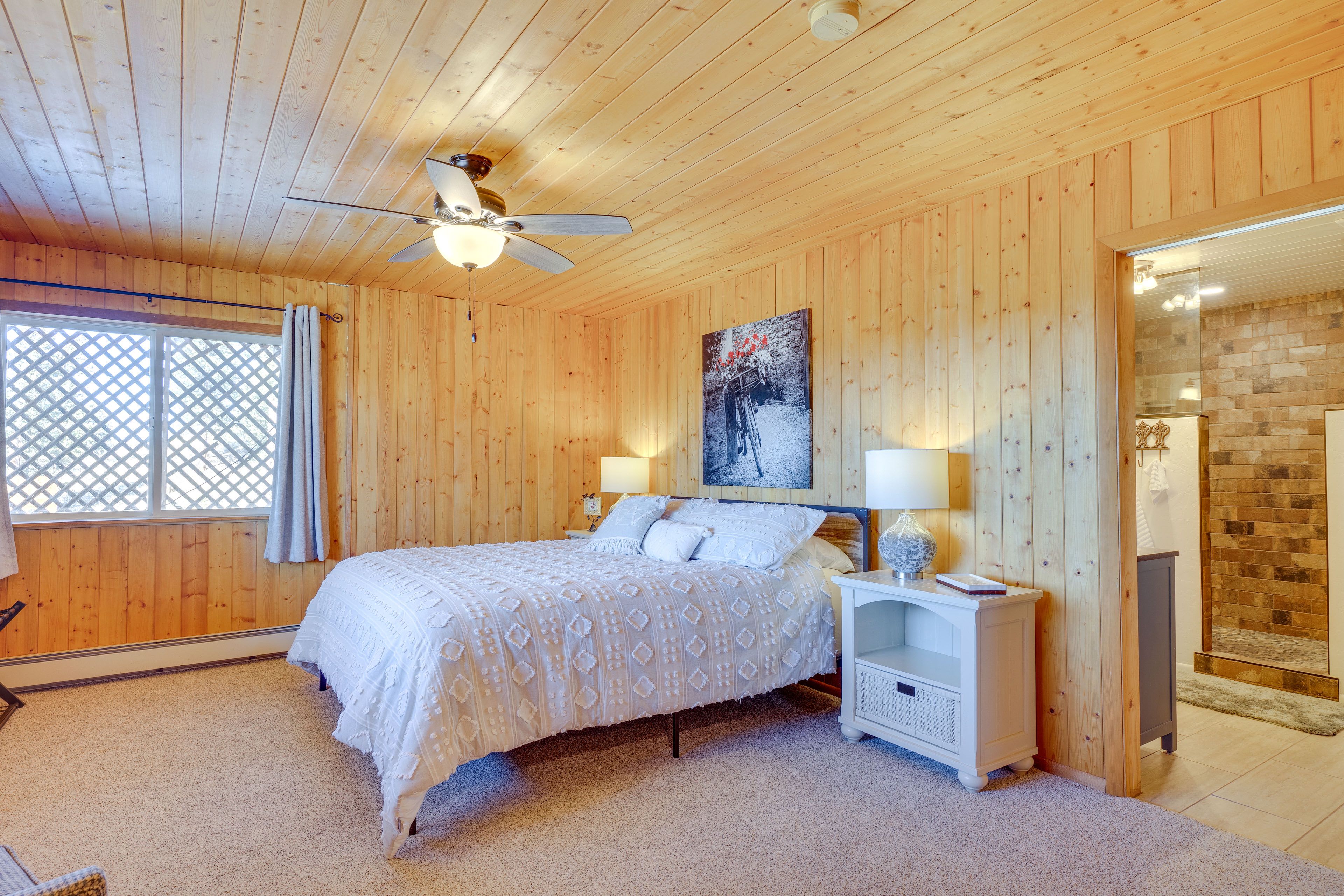 Bedroom 1 | California King Bed | 1st Floor | Linens Provided