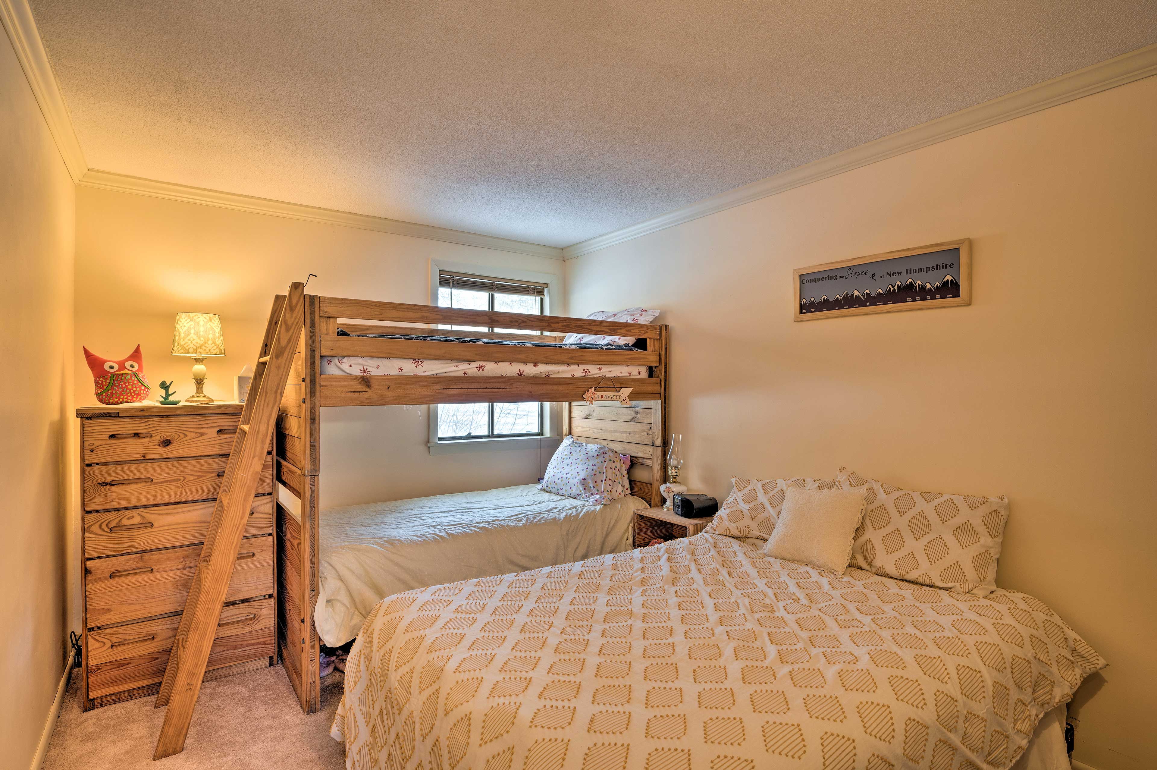 Bedroom 2 | Full Bed | Twin Bunk Bed
