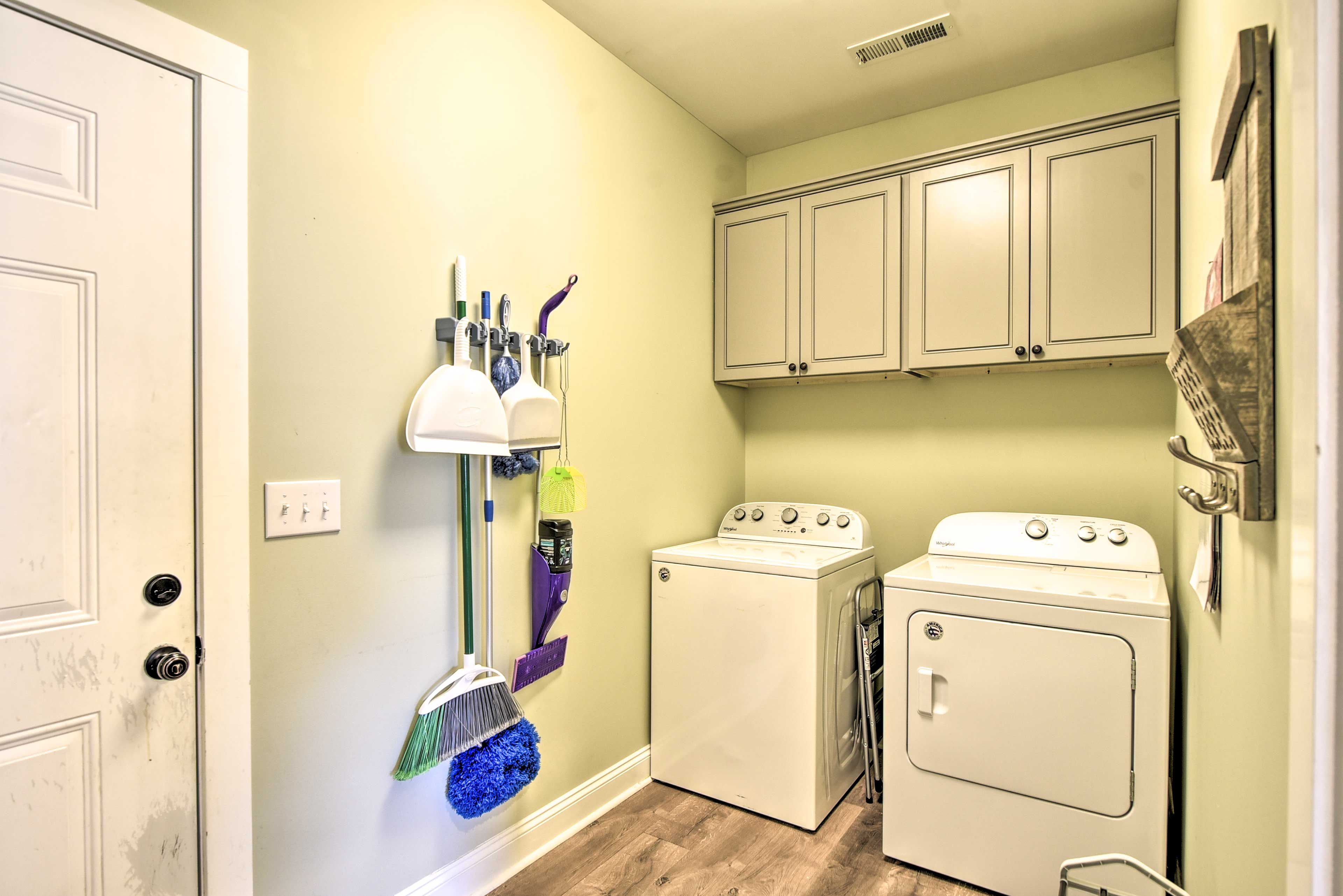 Laundry Room | Main Level | Laundry Detergent | Iron + Board