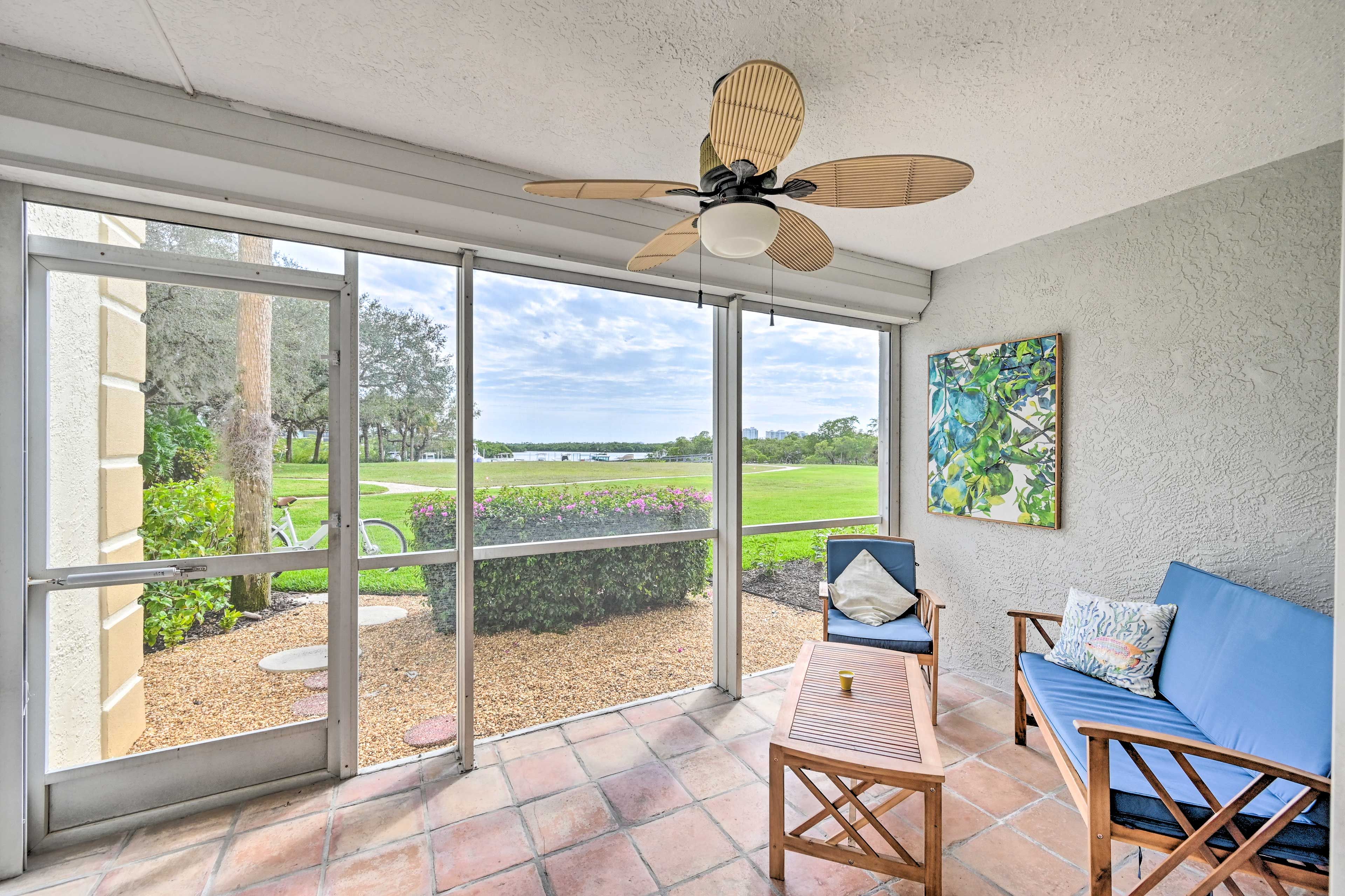 Private Screened-In Patio