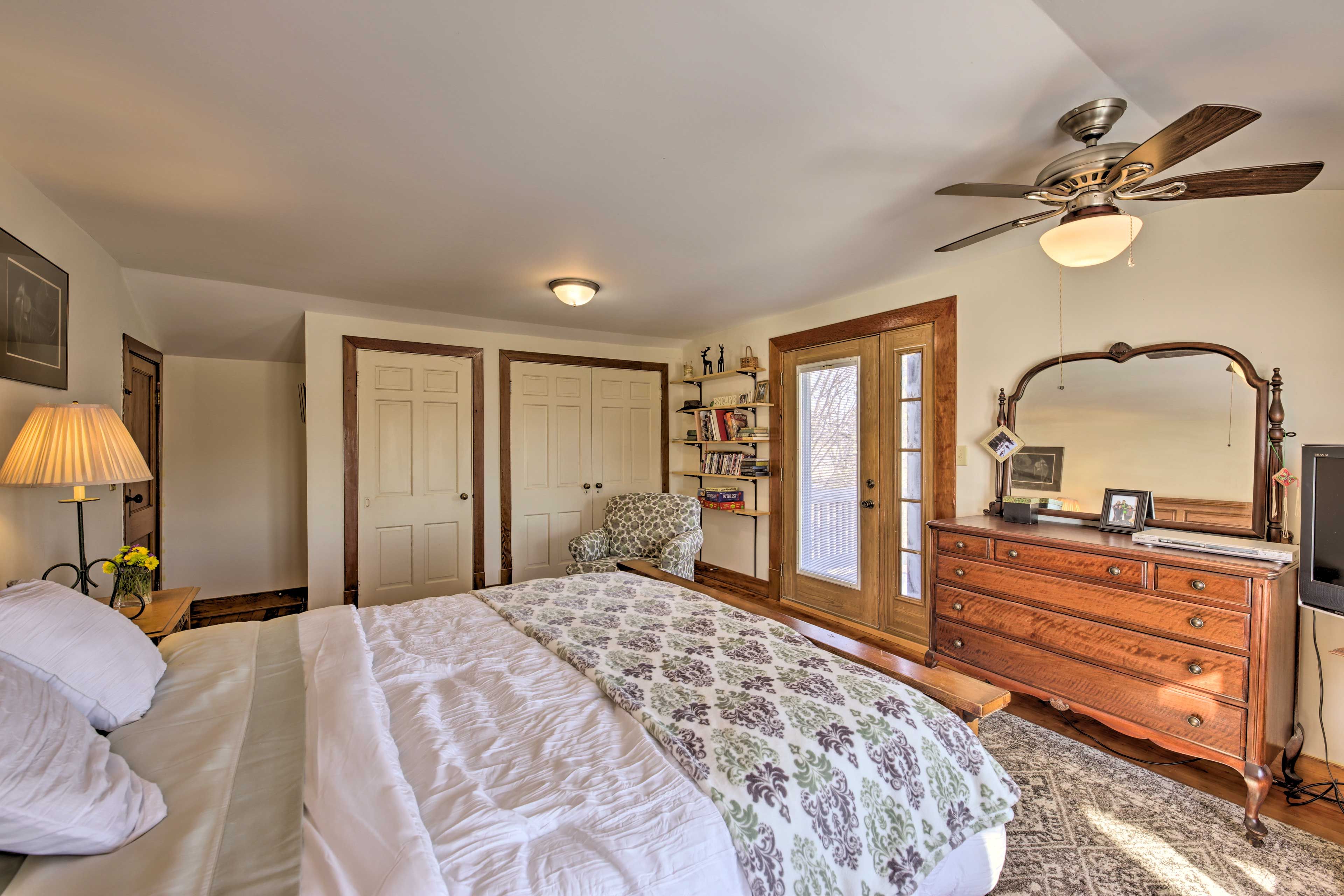 Bedroom 1 | Linens Provided | Entrance to Balcony