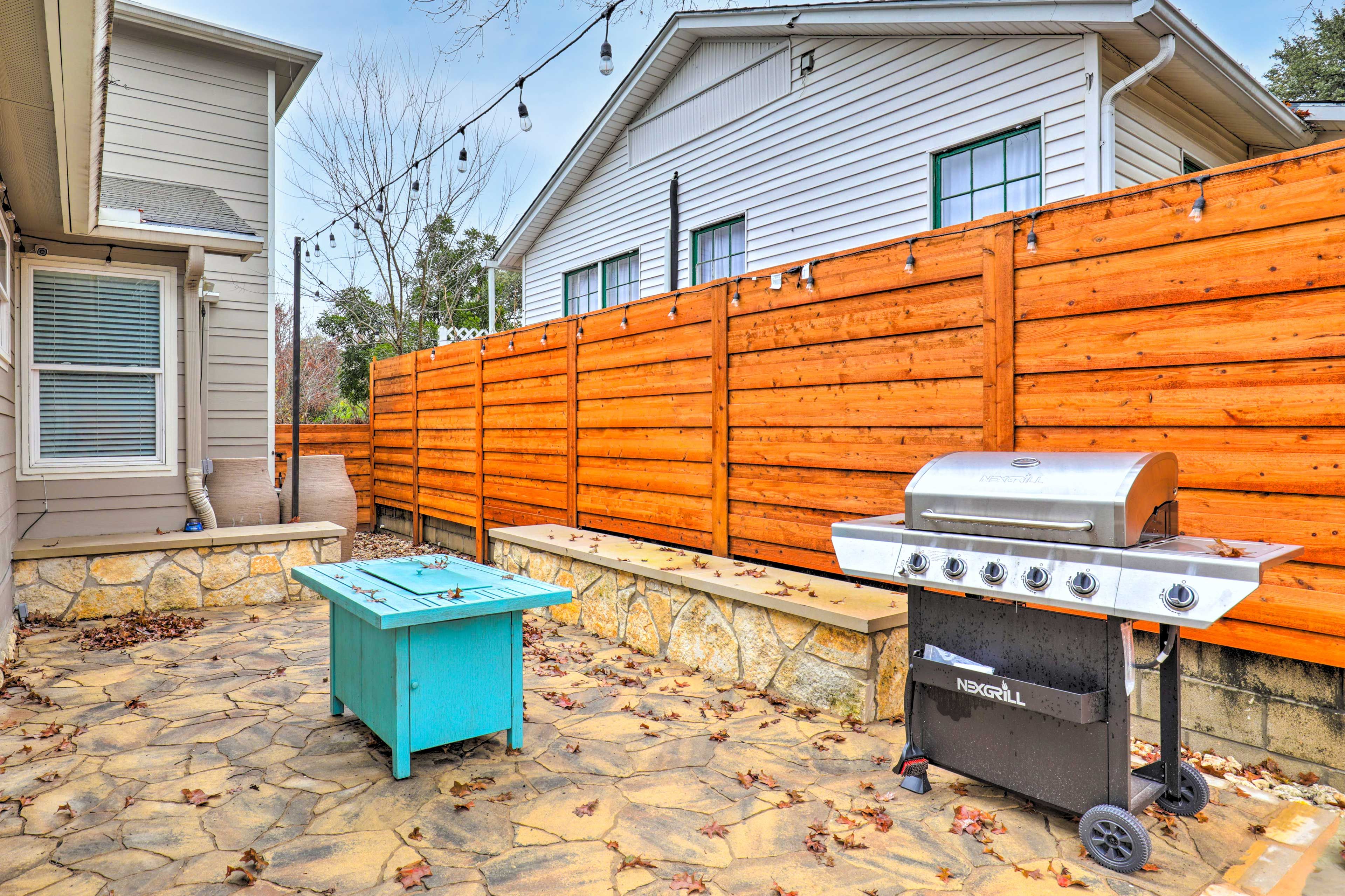 House Exterior | Gas Grill | Fire Pit
