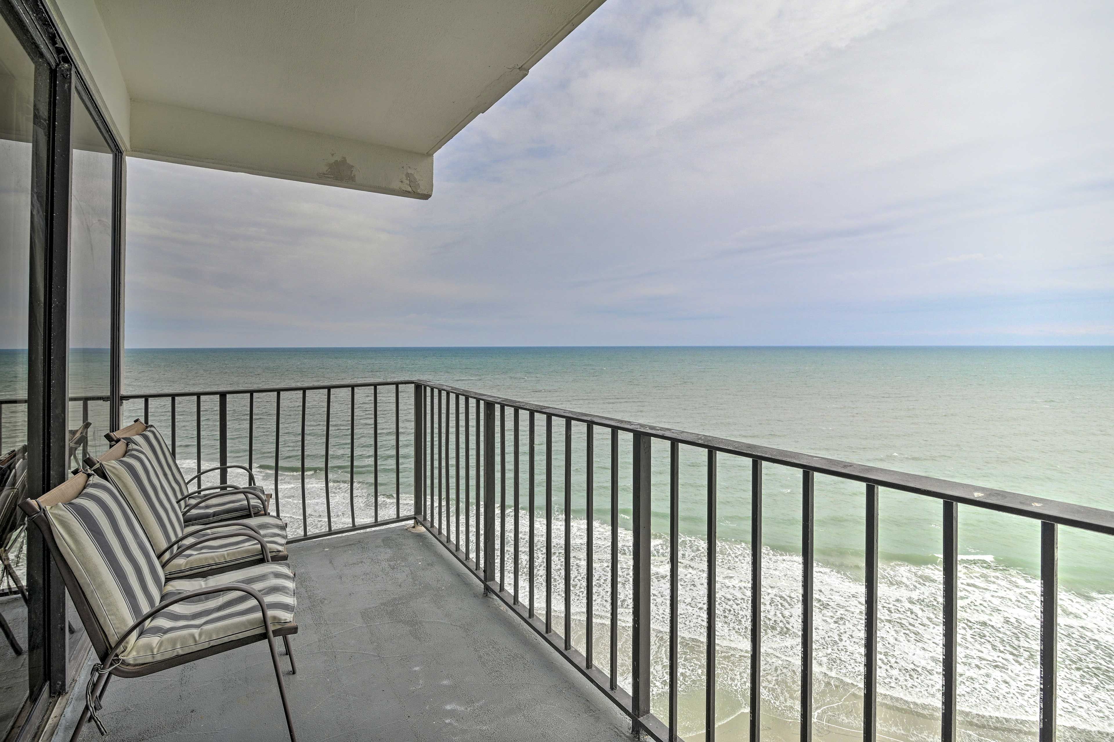 Balcony | Outdoor Seating | Ocean Views