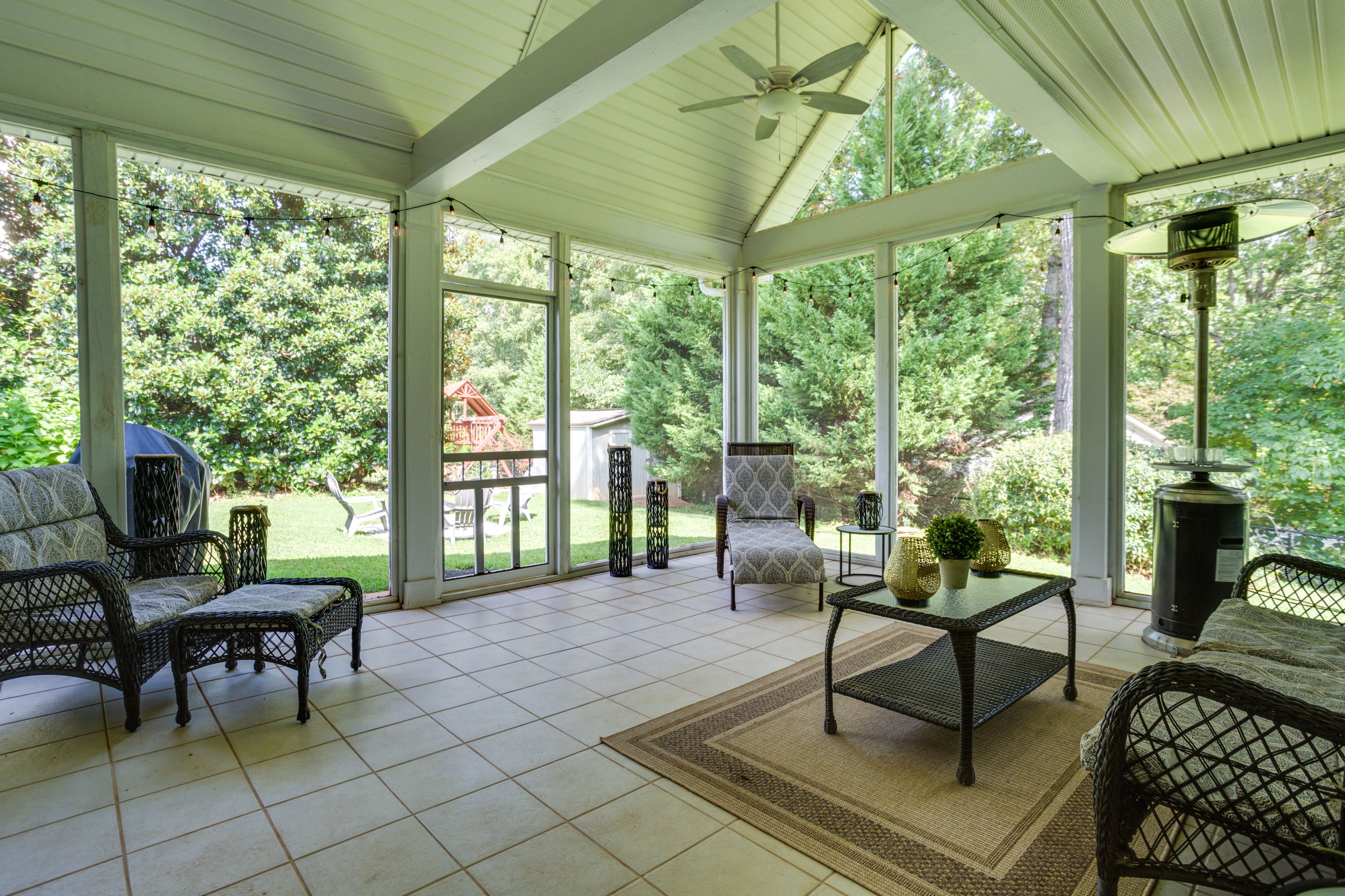 Covered Patio | Complimentary Toiletries