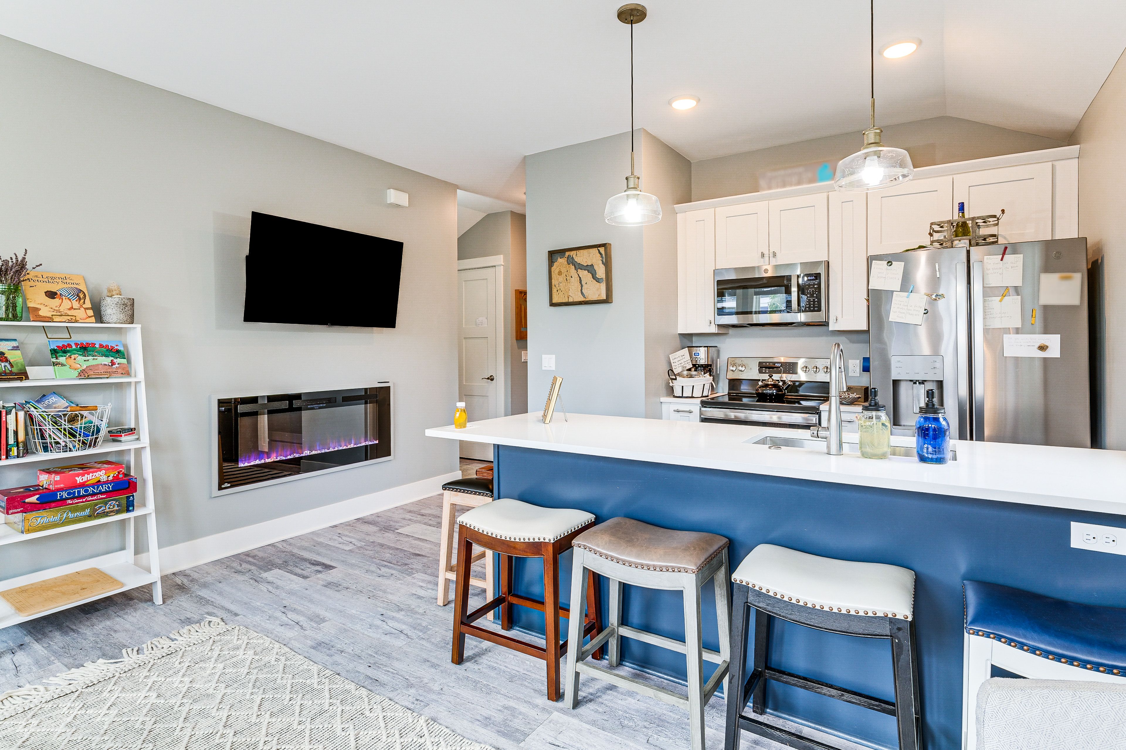 Charlevoix Vacation Rental | 1BR | 1BA | Stairs Required | 600 Sq Ft