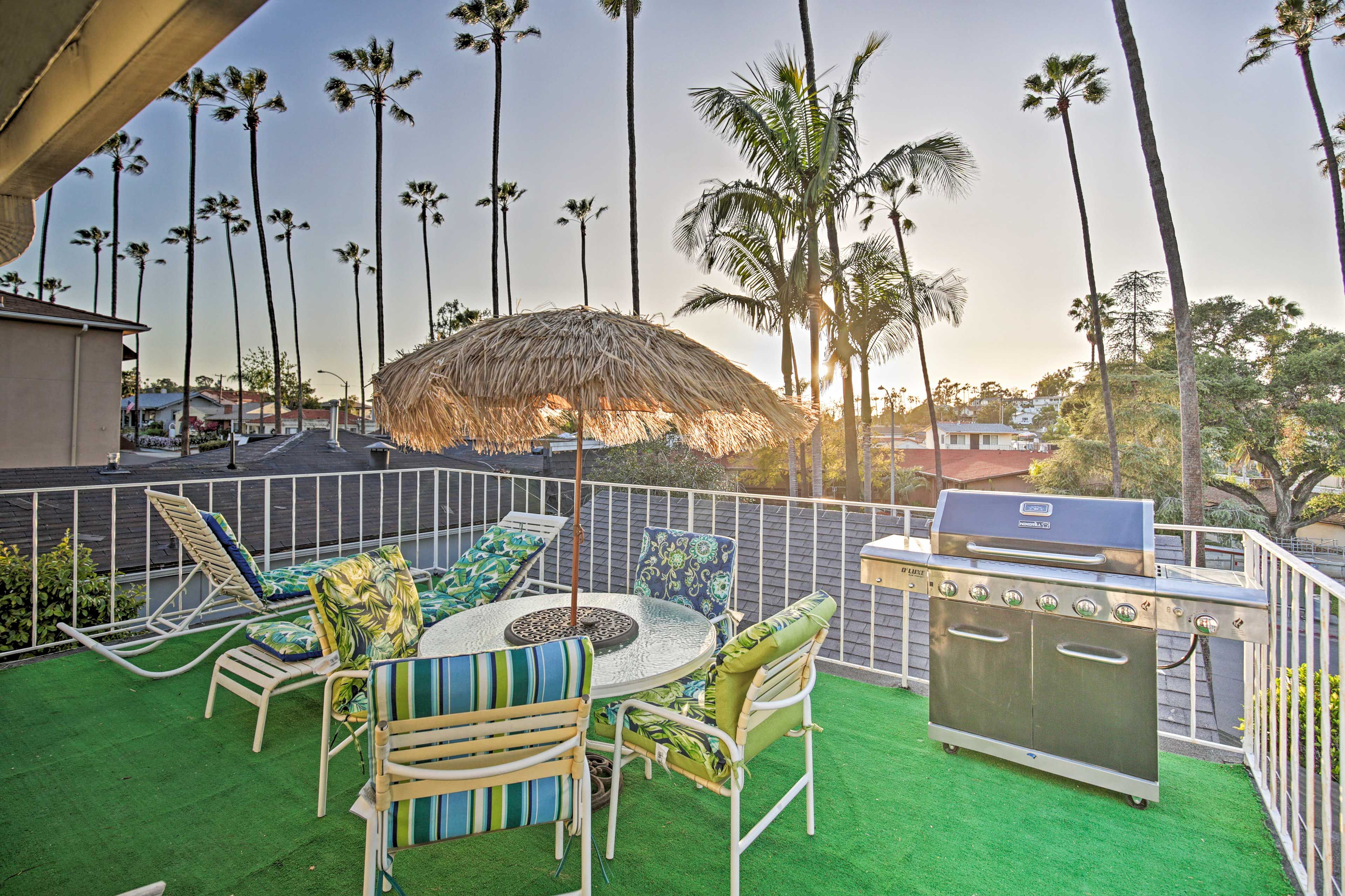 La Mesa Vacation Rental | 2BR | 1BA | 1,800 Sq Ft | 1 Step Required