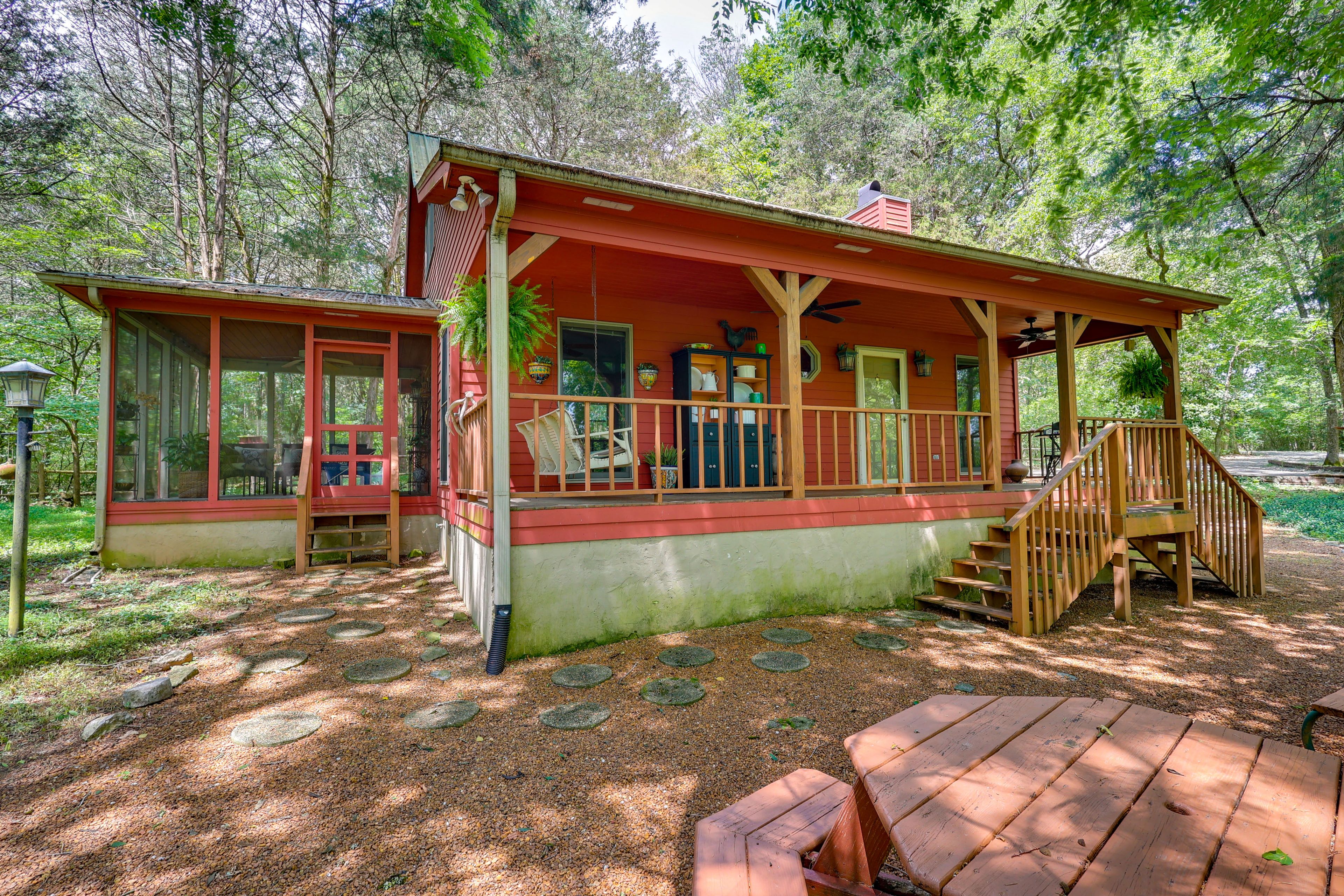 Fayetteville Vacation Rental | 1BR | 1BA | 1 Step Required | 800 Sq Ft