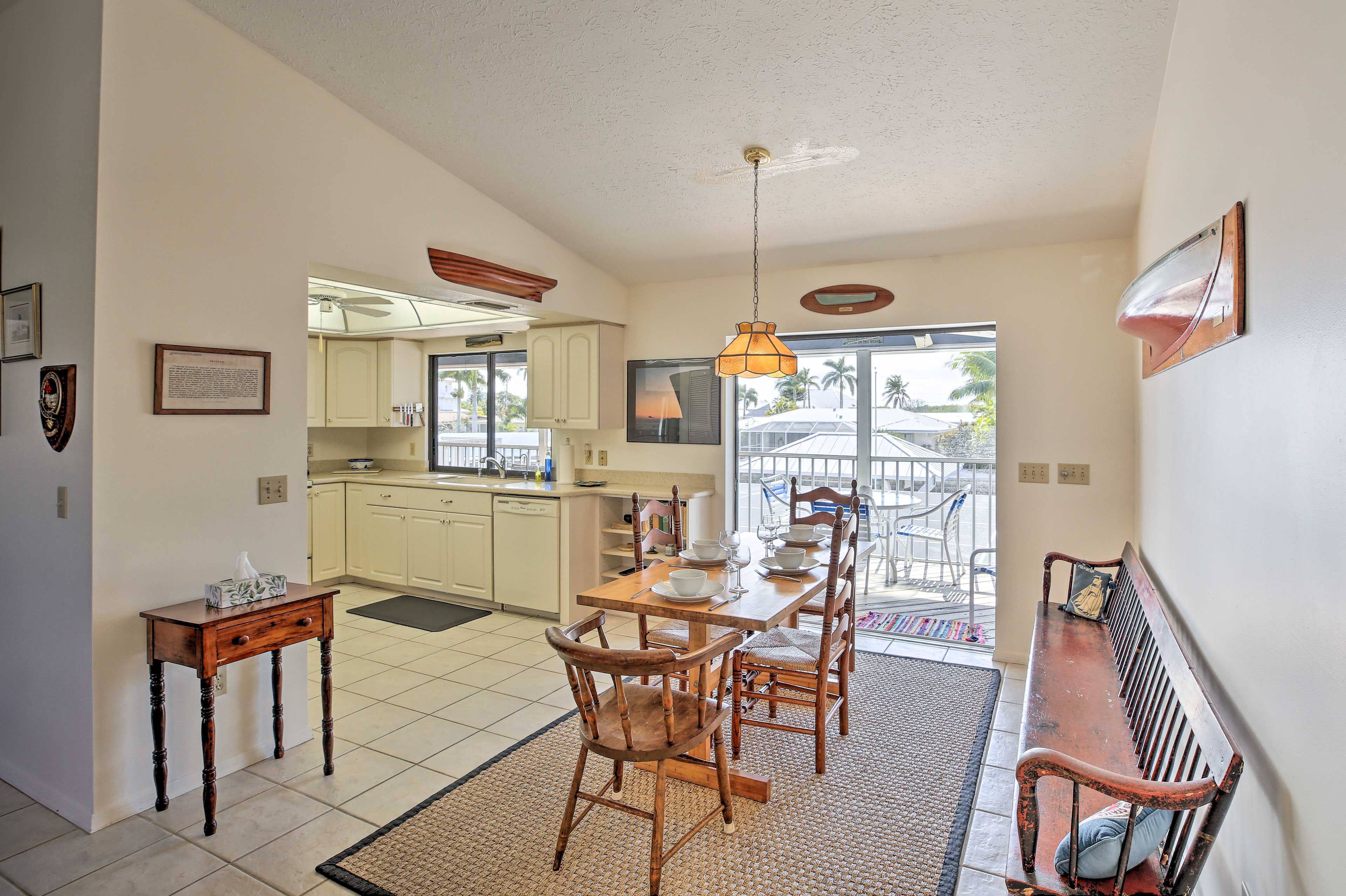 Dining Room | Access to Private Deck