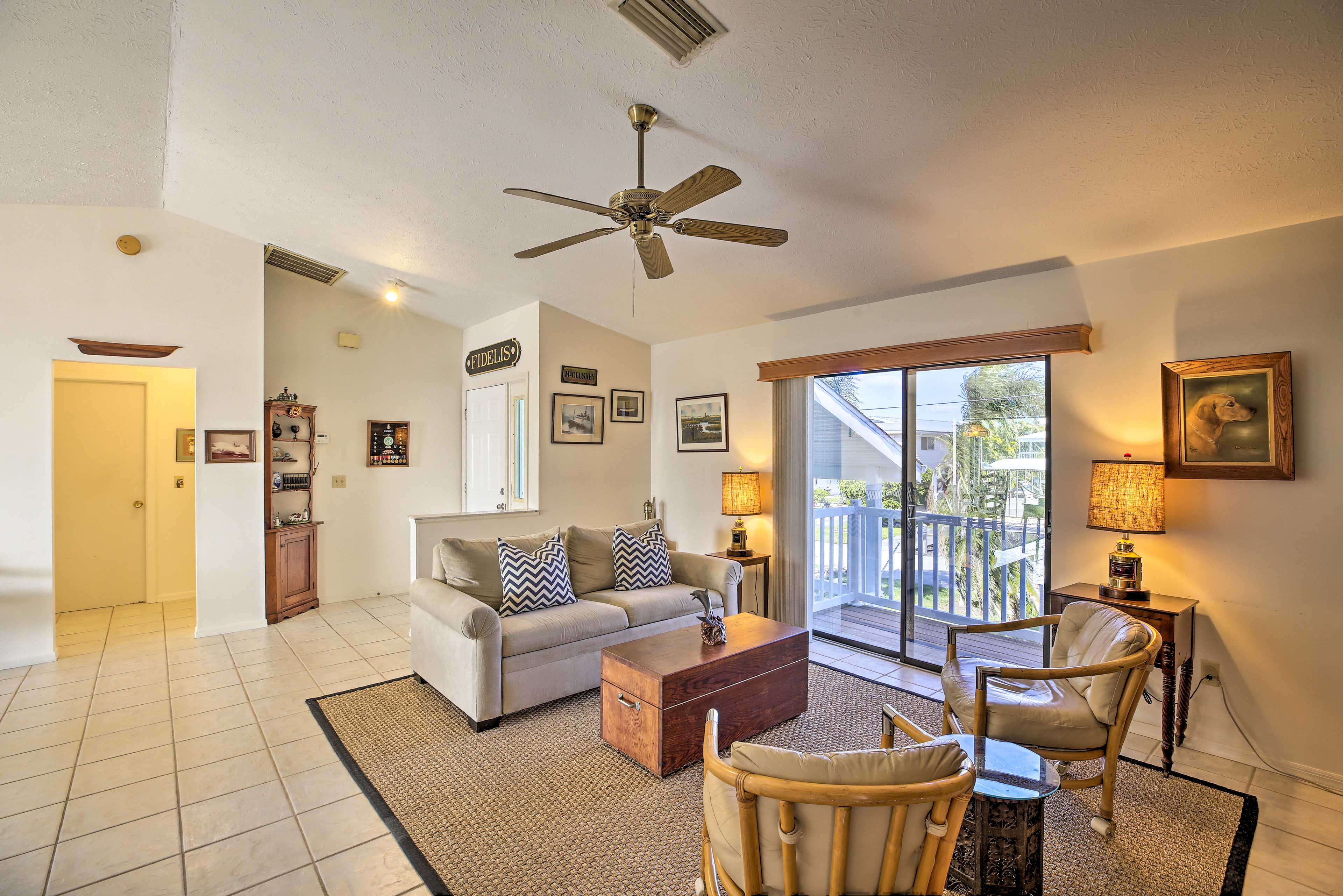 Living Room | Access to Private Deck