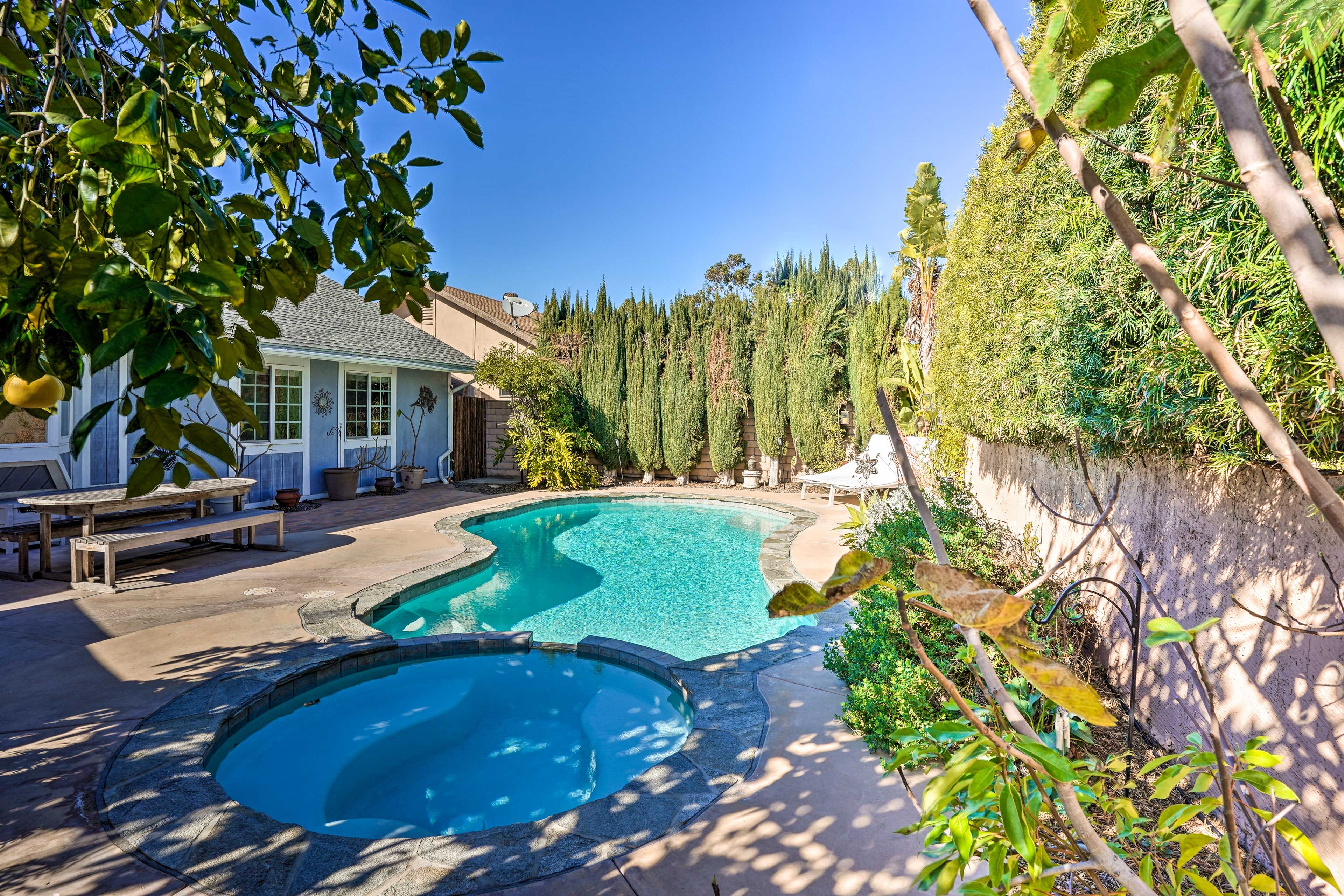 Unheated Pool & Spa