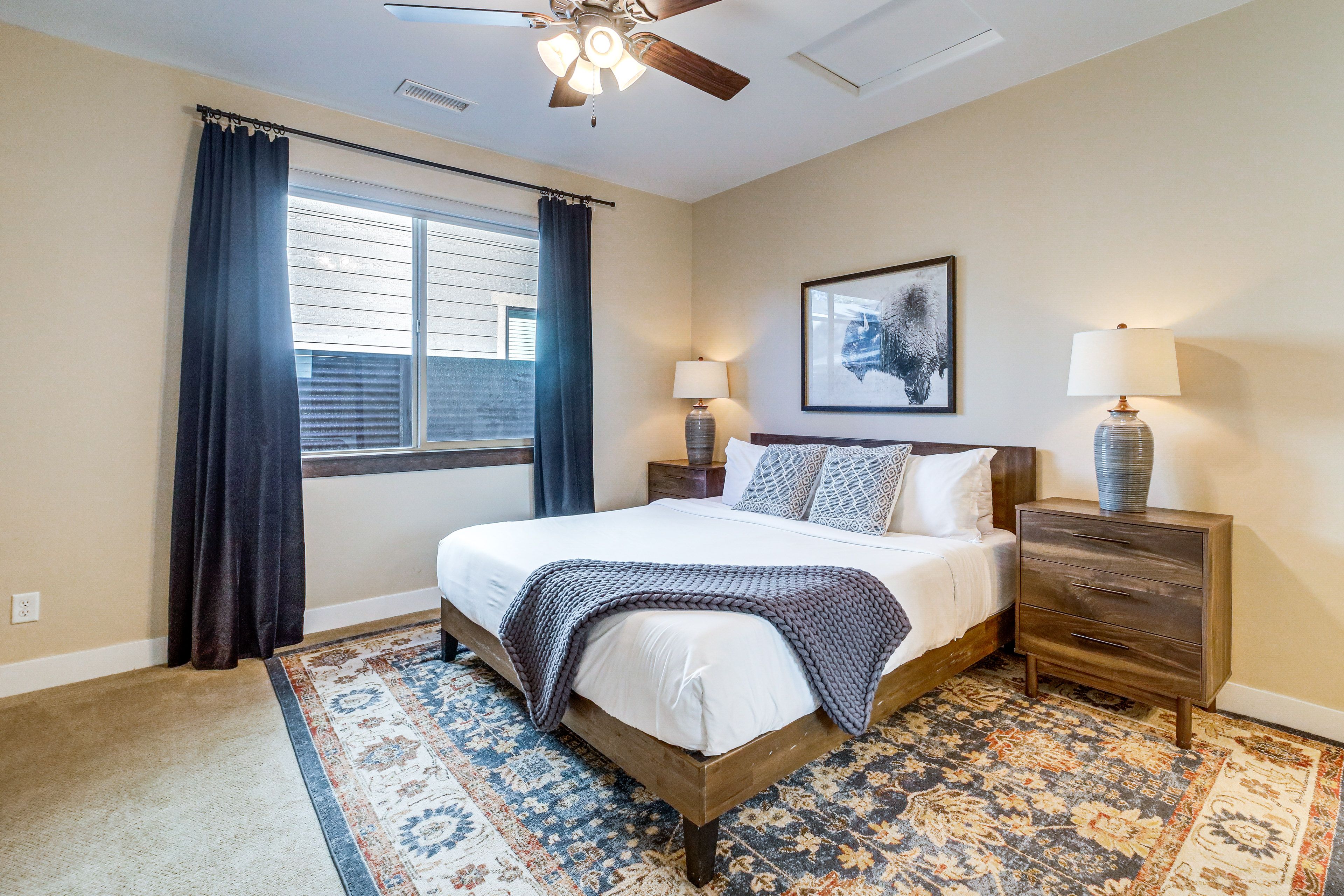 Bedroom 1 | King Bed | Main Floor | No Stairs to Access