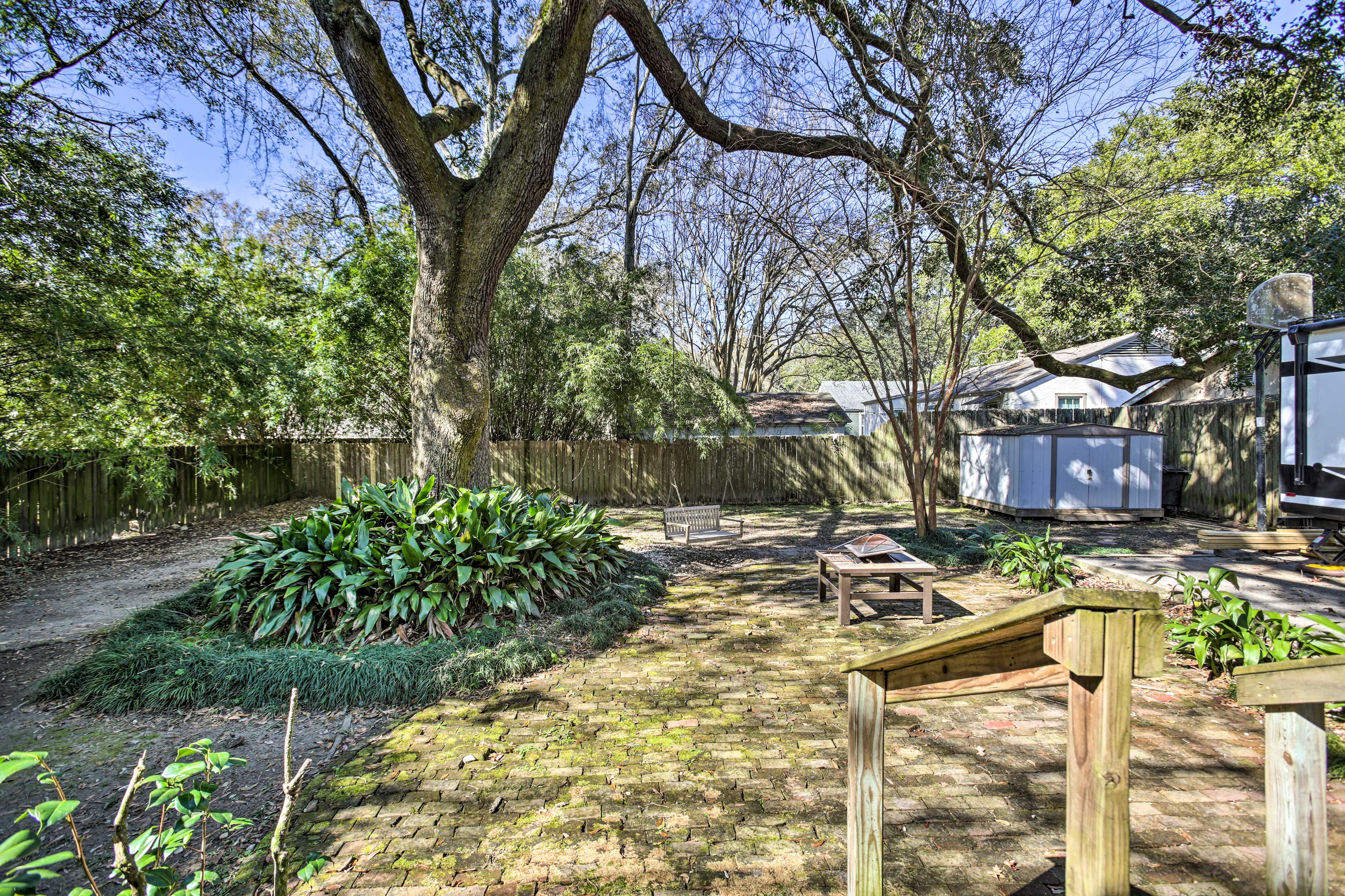 Private Backyard