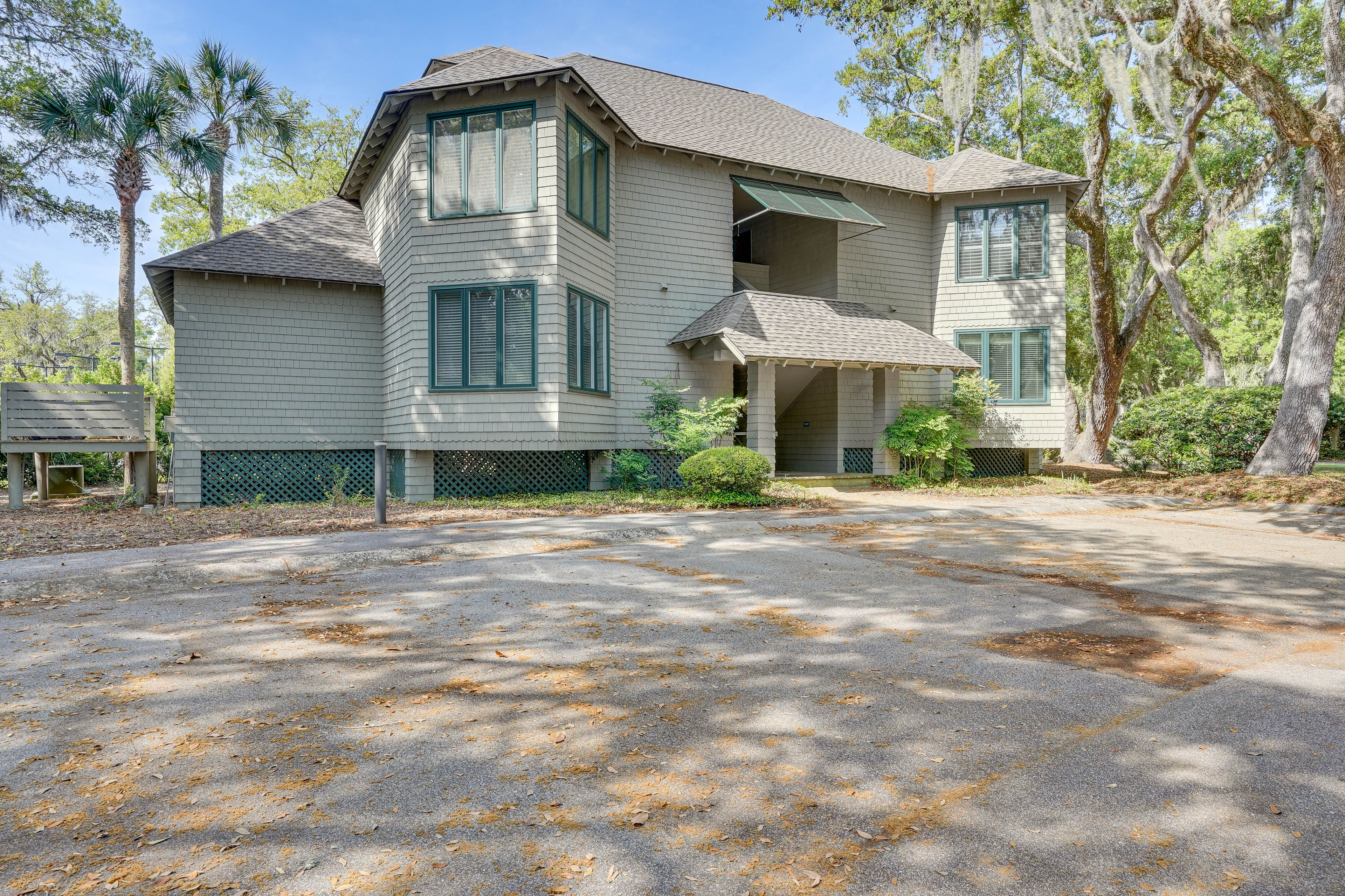 Property Exterior | Parking | Community Parking Lot (2 Vehicles)