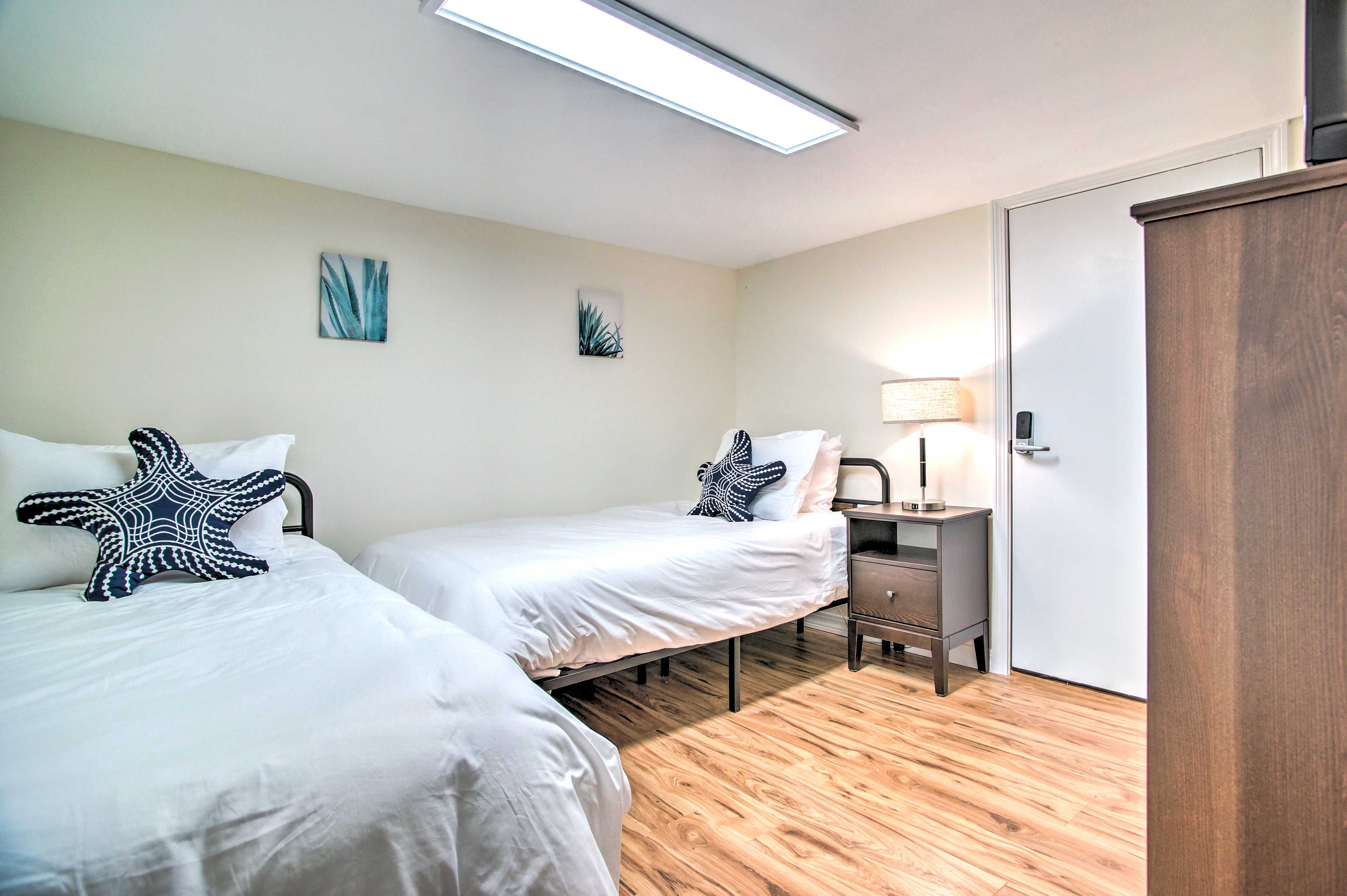 Bedroom 4 | 2 Twin Beds | Basement | Stairs to Access