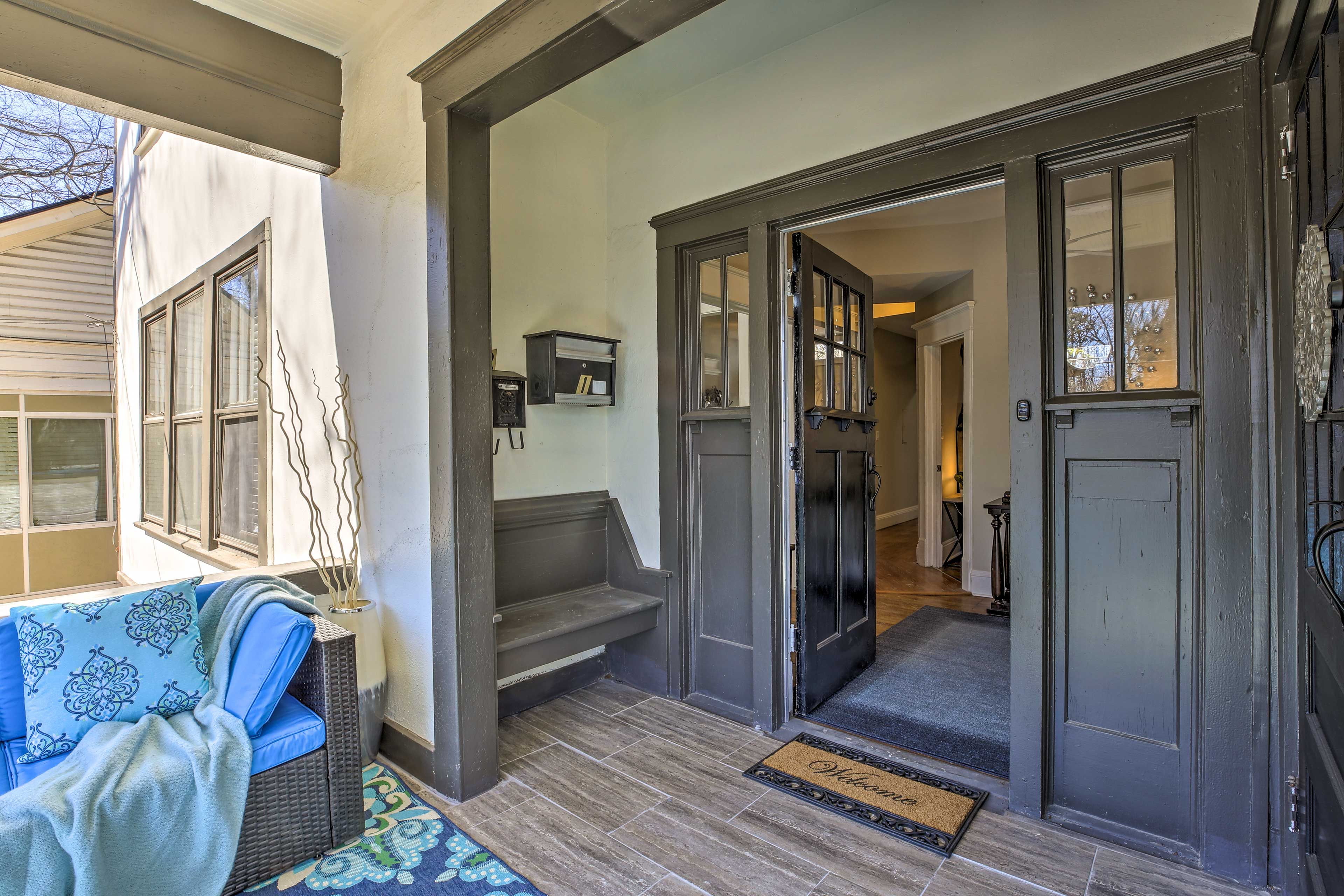 Shared Front Porch | Front Entrance