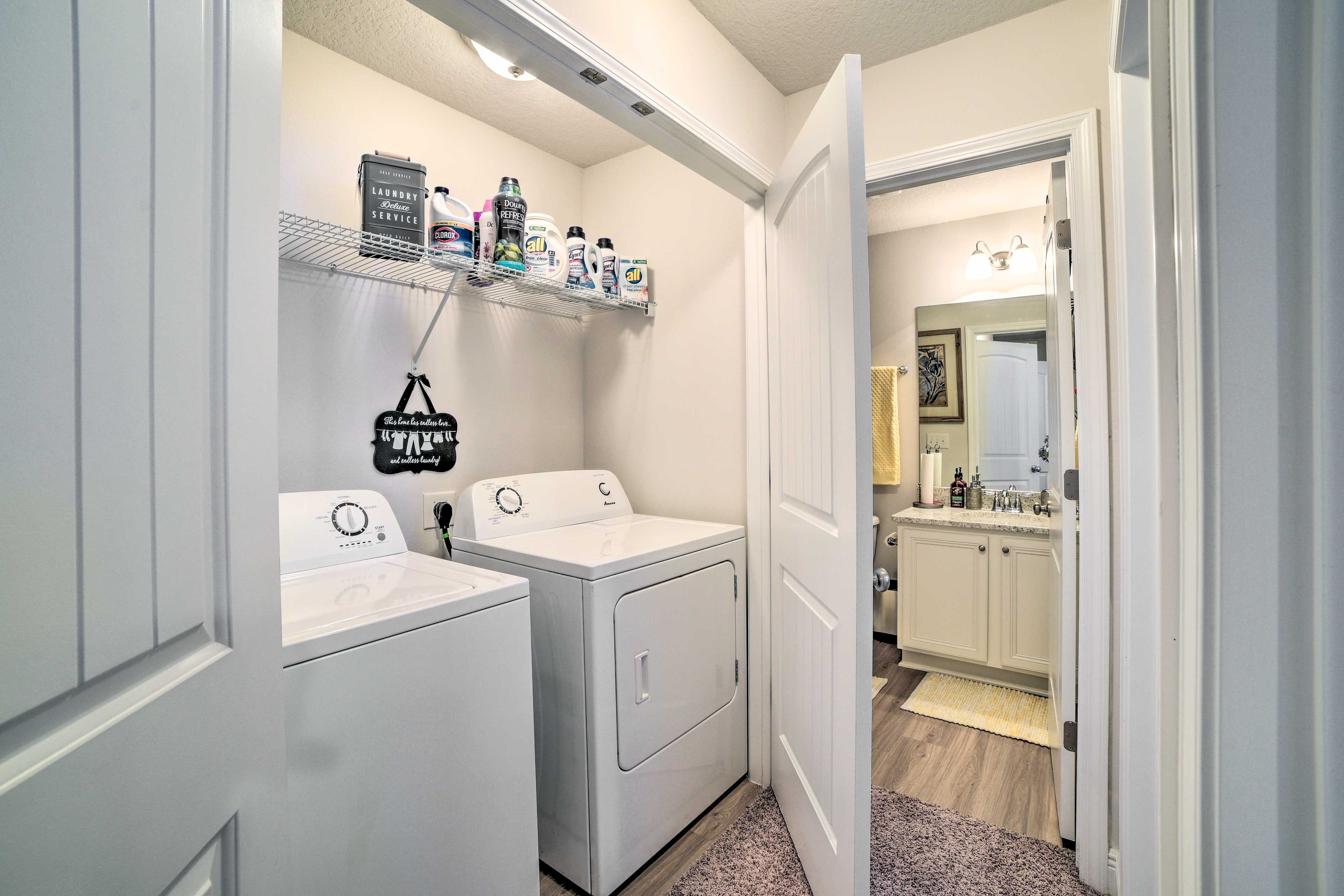 Laundry Room | Detergent Provided