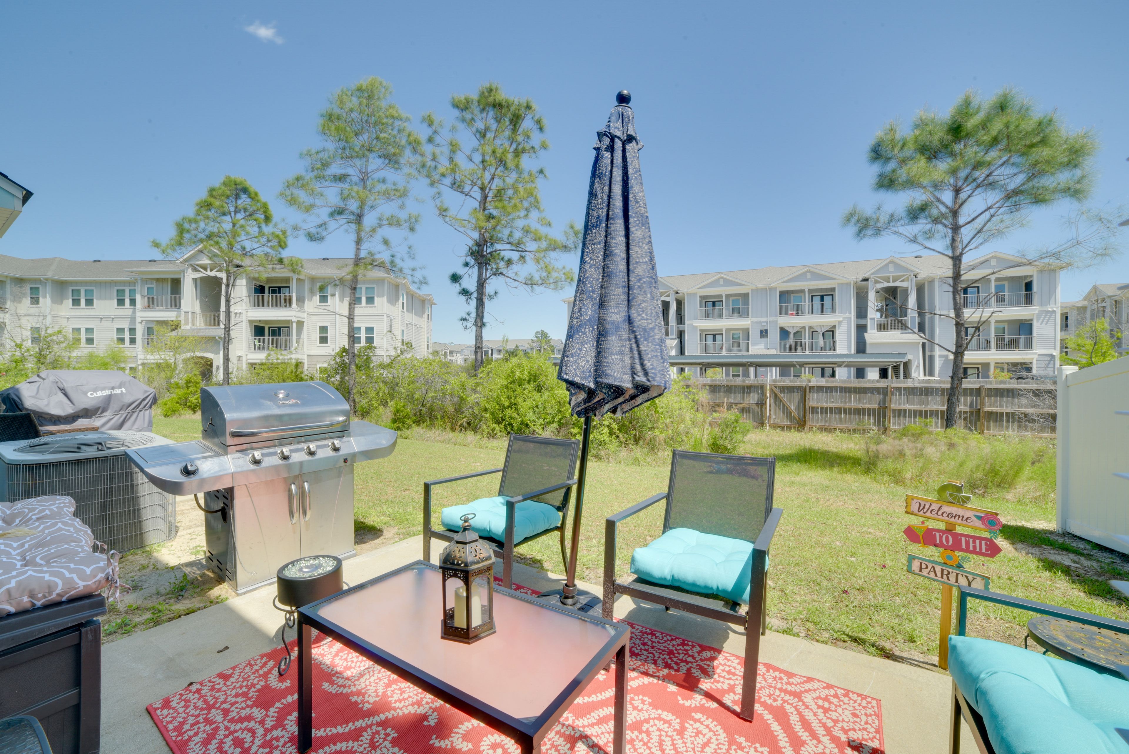 Furnished Patio | 2 Exterior Security Cameras (Facing Out)