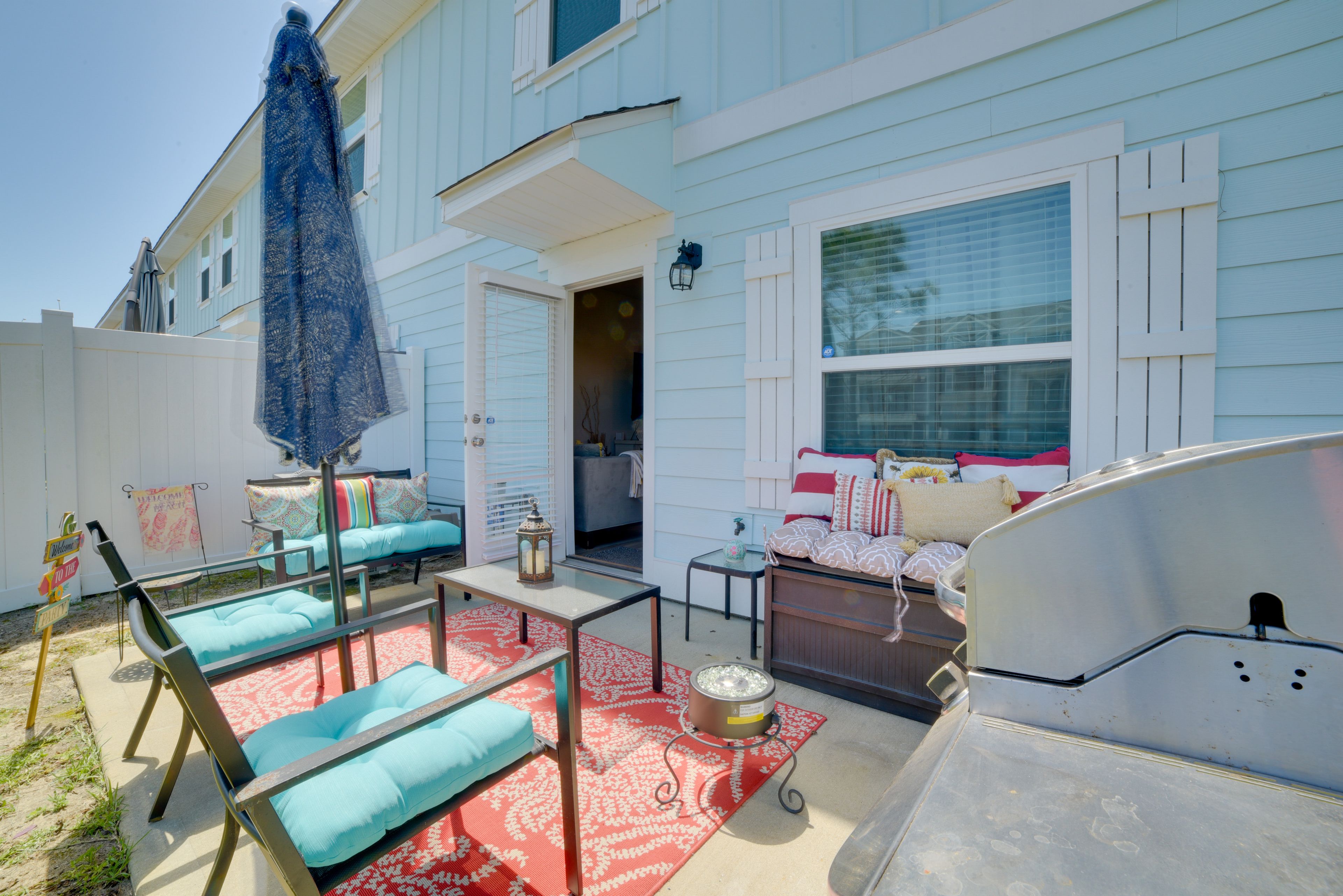 Panama City Beach Vacation Rental | 3BR | 2.5BA | 1 Step Required for Access