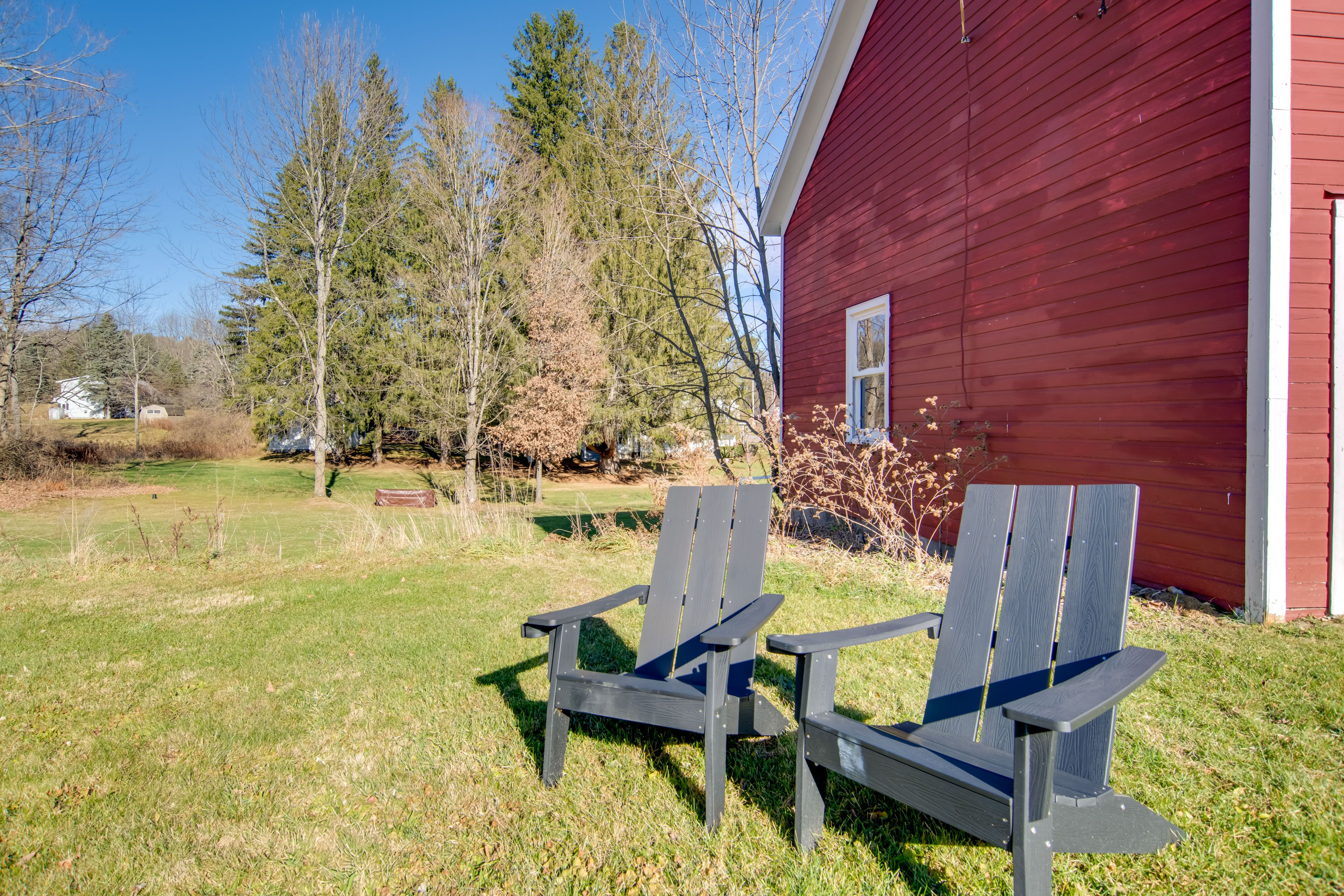 Spacious Yard | Outdoor Dining | Gas Grill