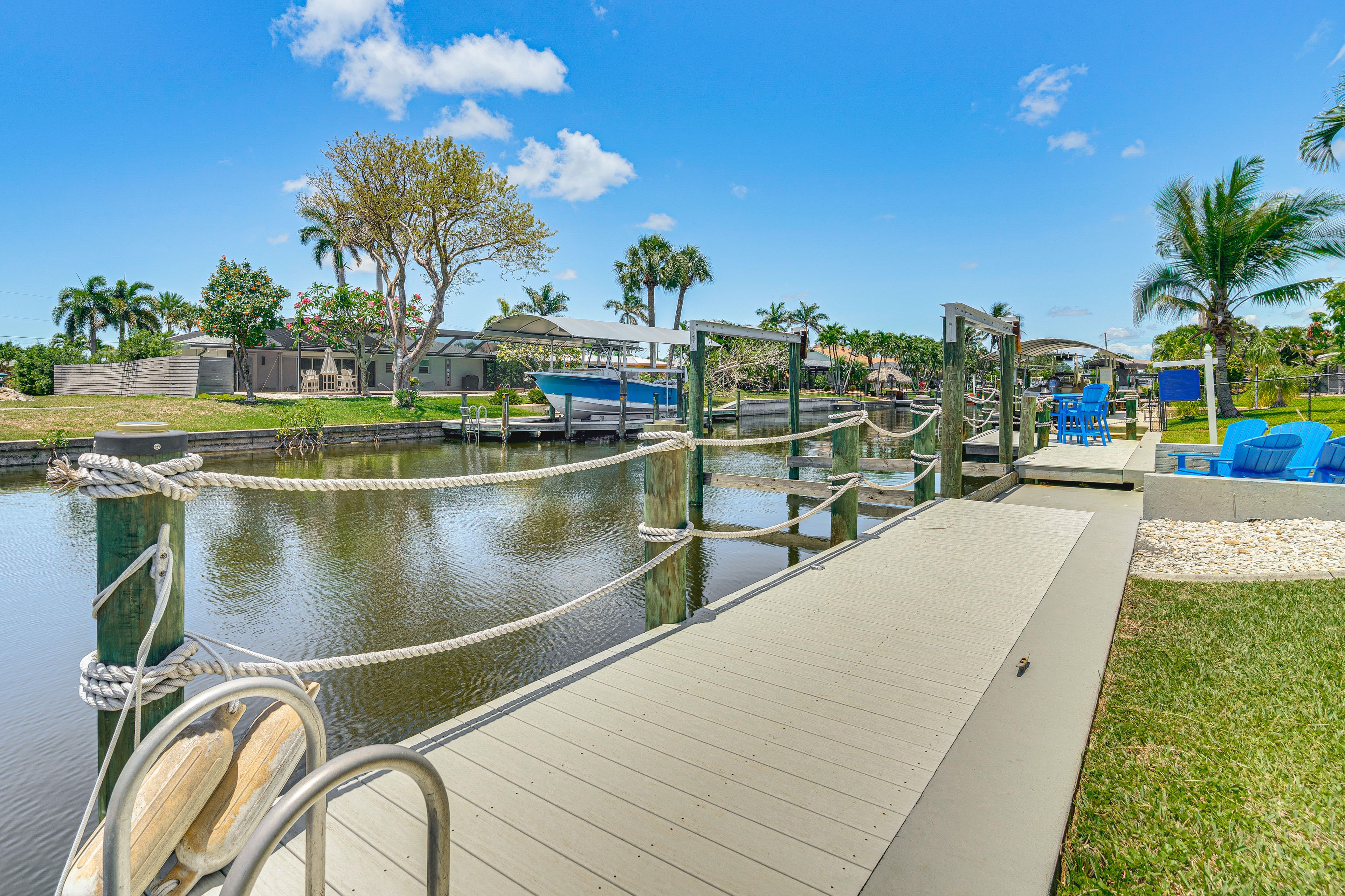 Private Boat Slip | Waterfront Yard
