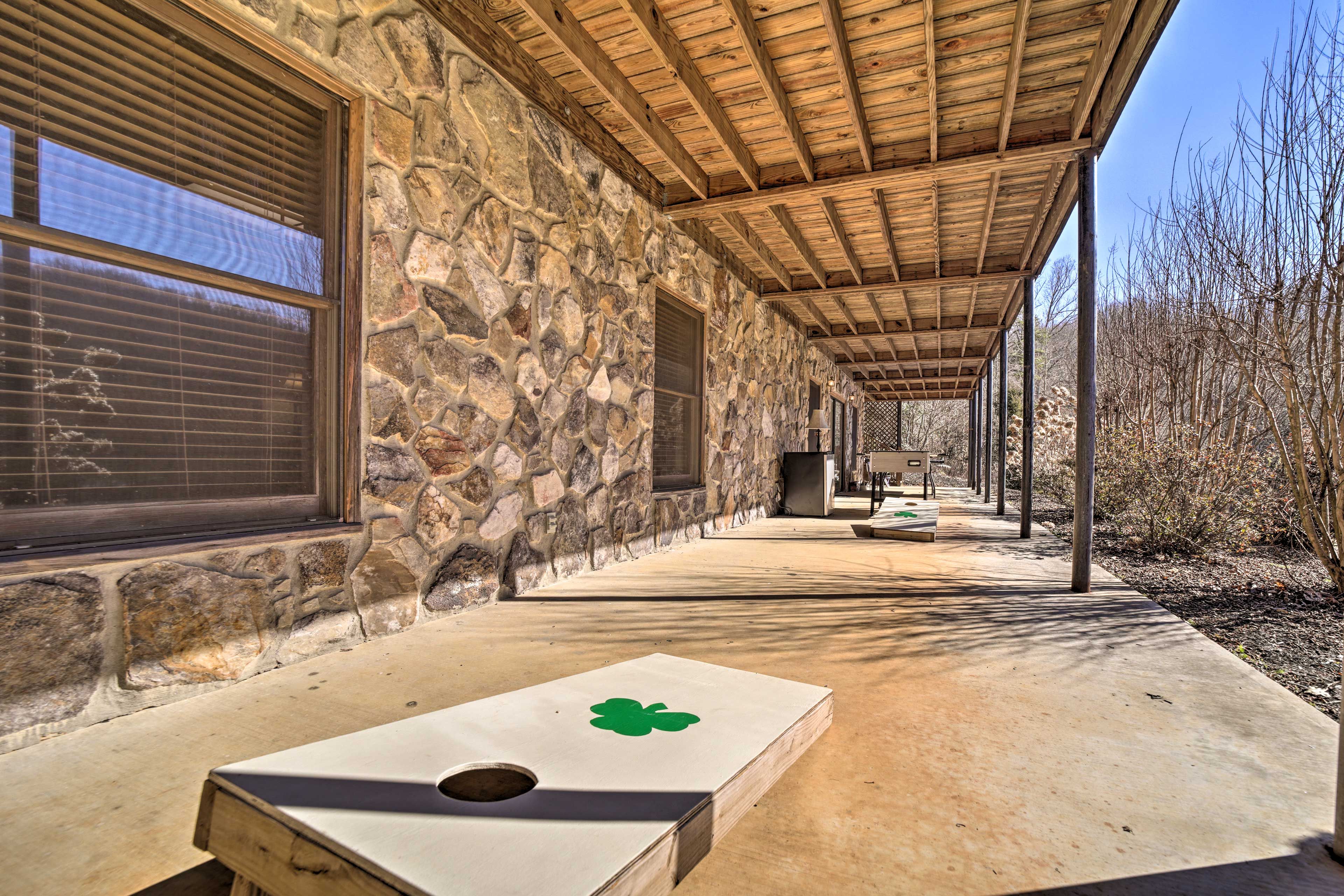 Patio | Foosball | Ping Pong | Cornhole
