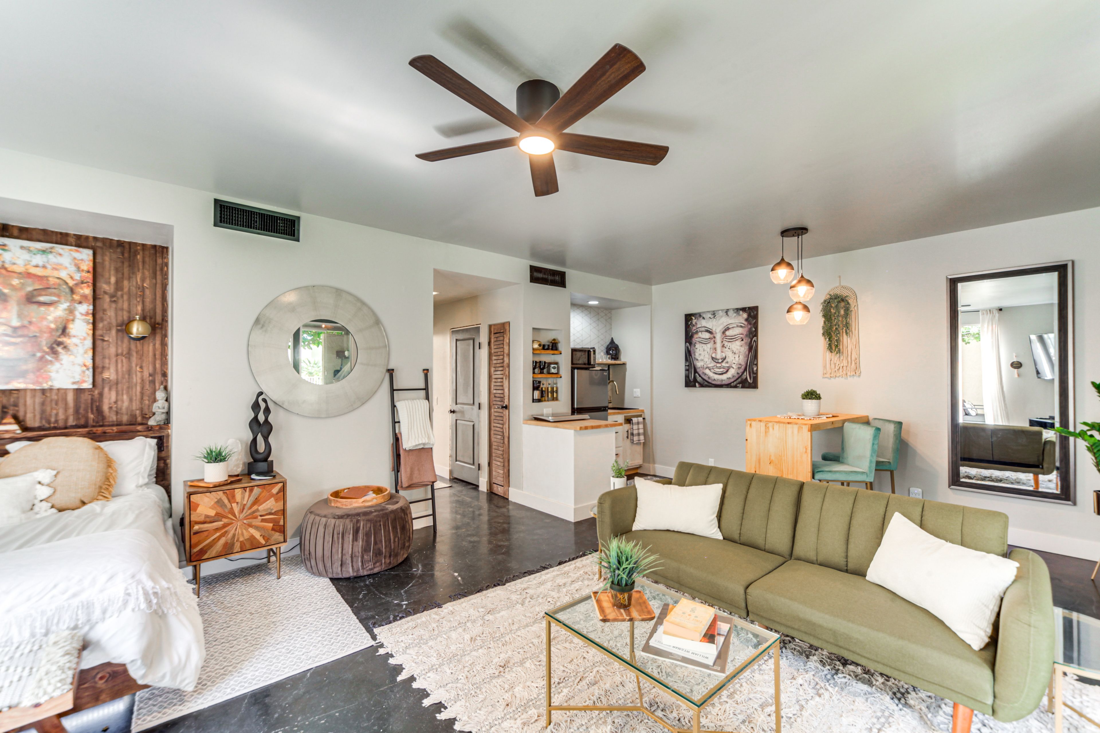Indian Wells Vacation Rental | Studio | 1BA | Step-Free Access | 576 Sq Ft