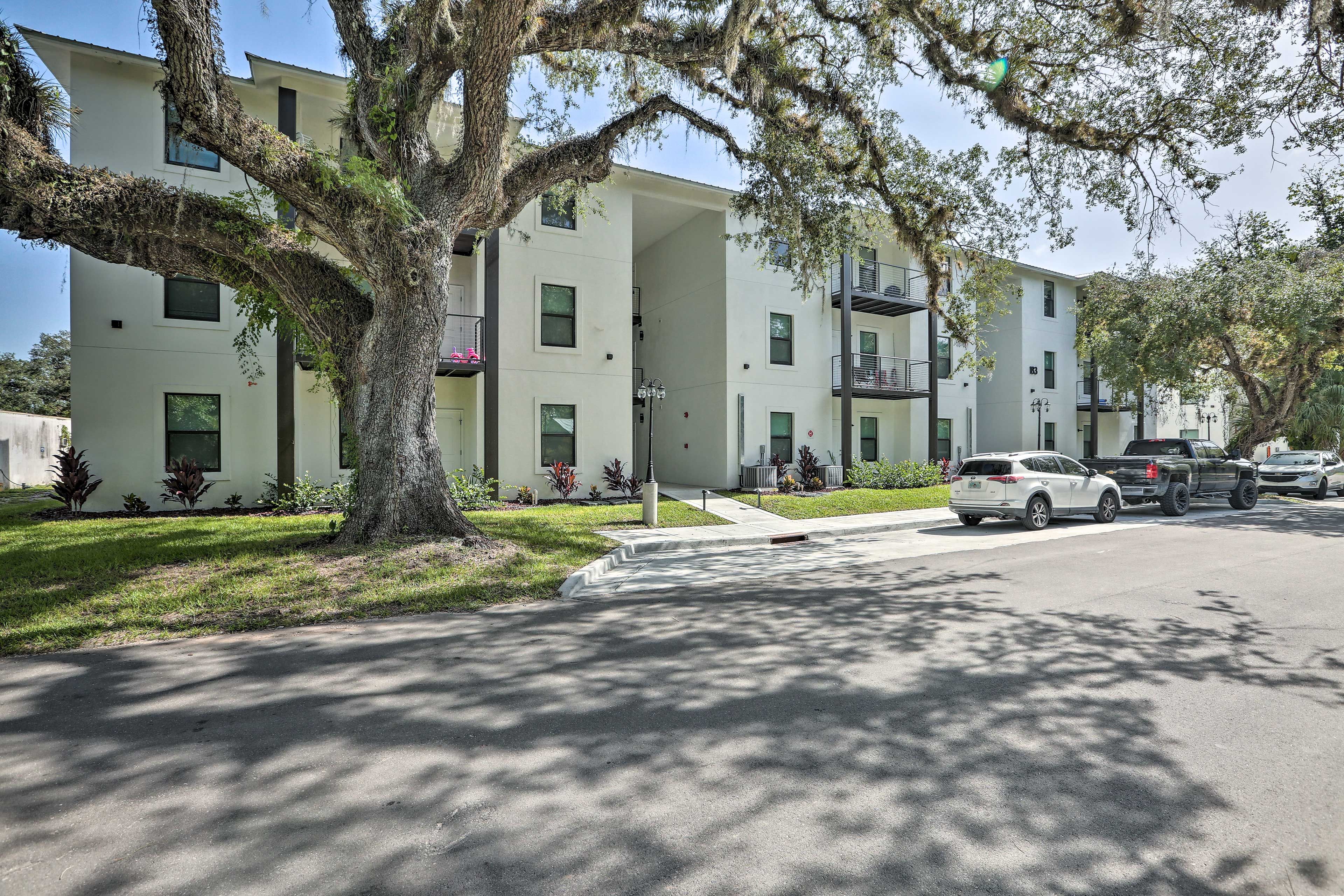 Exterior of Apartment Complex