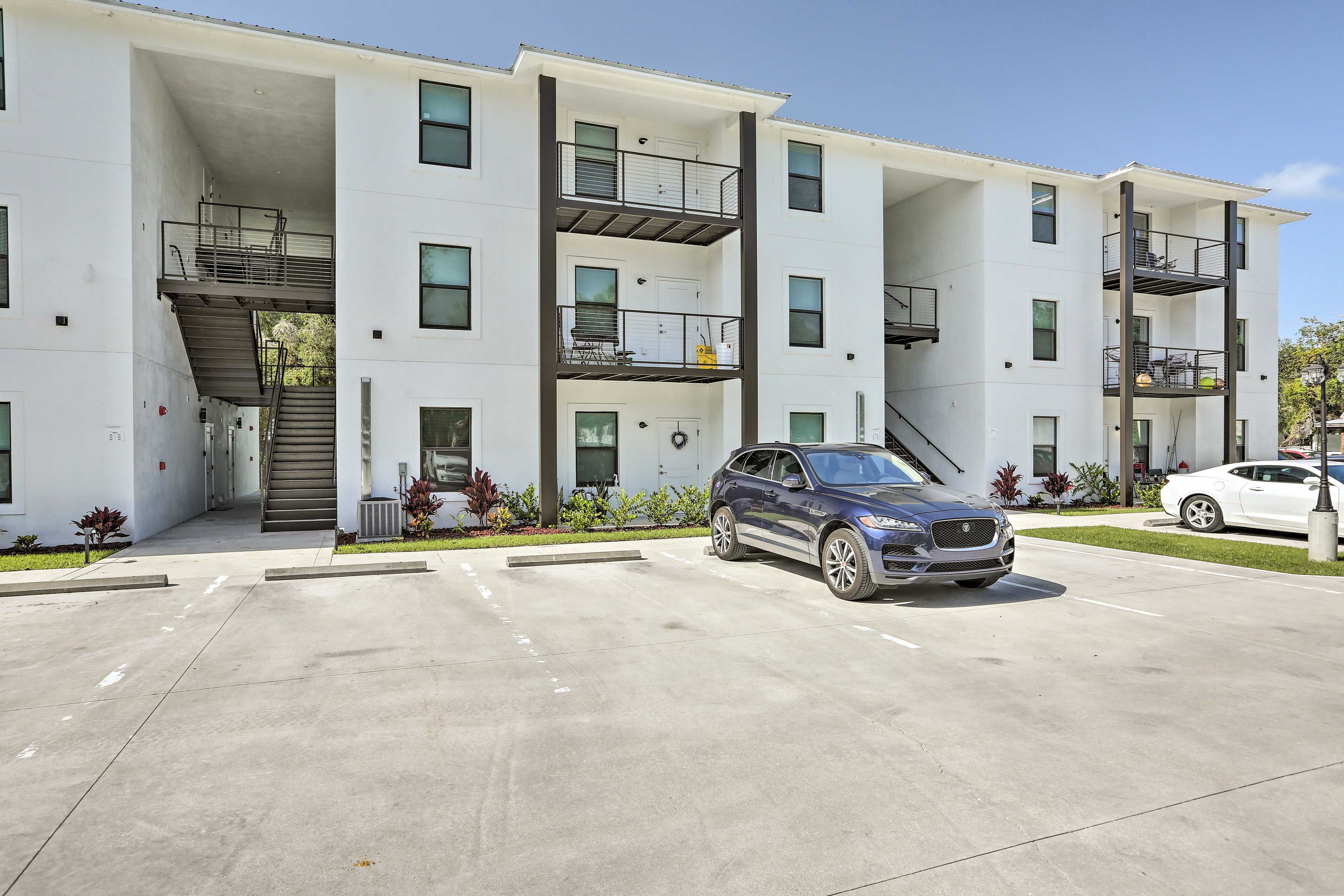 Exterior of Apartment Complex