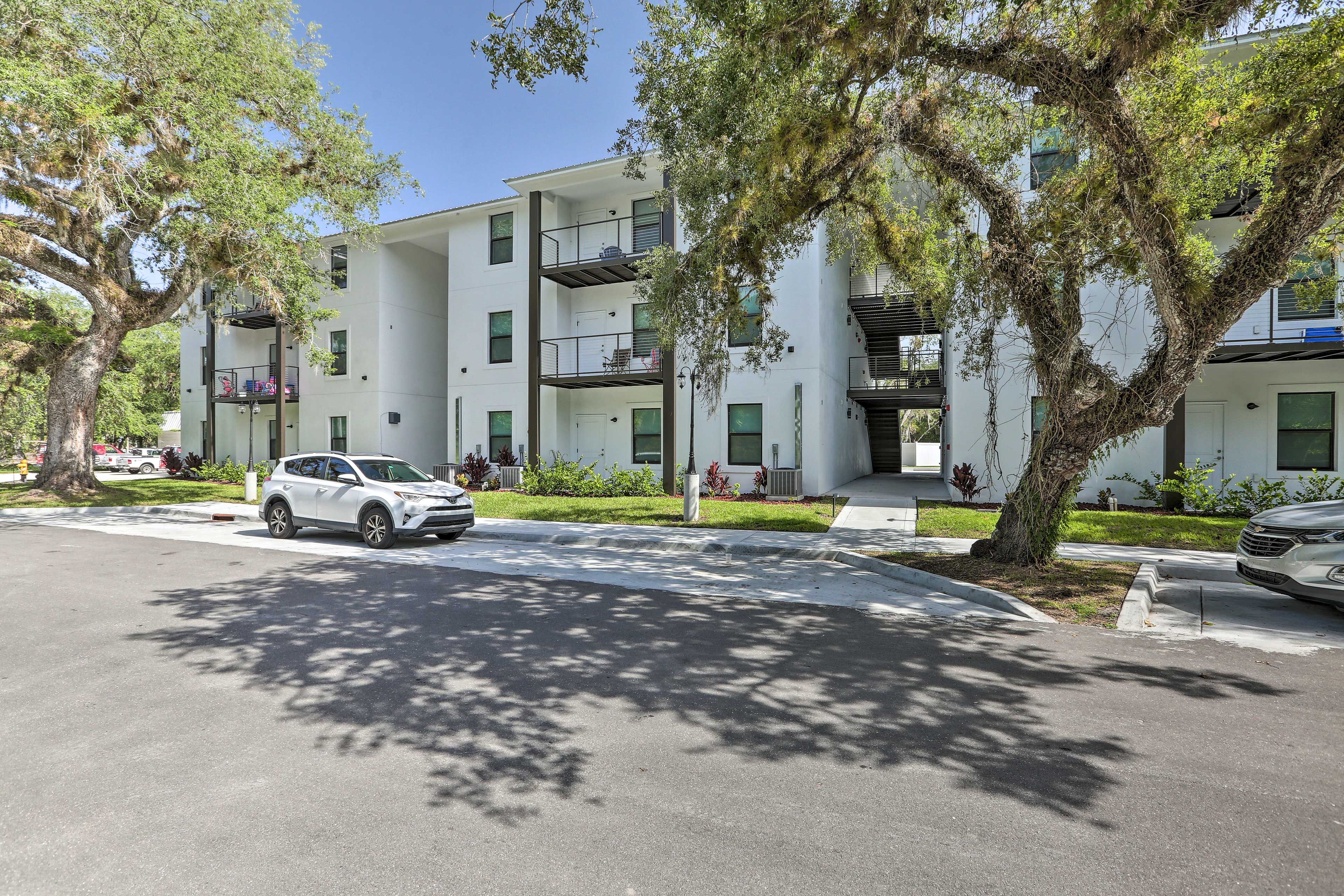 Exterior of Apartment Complex