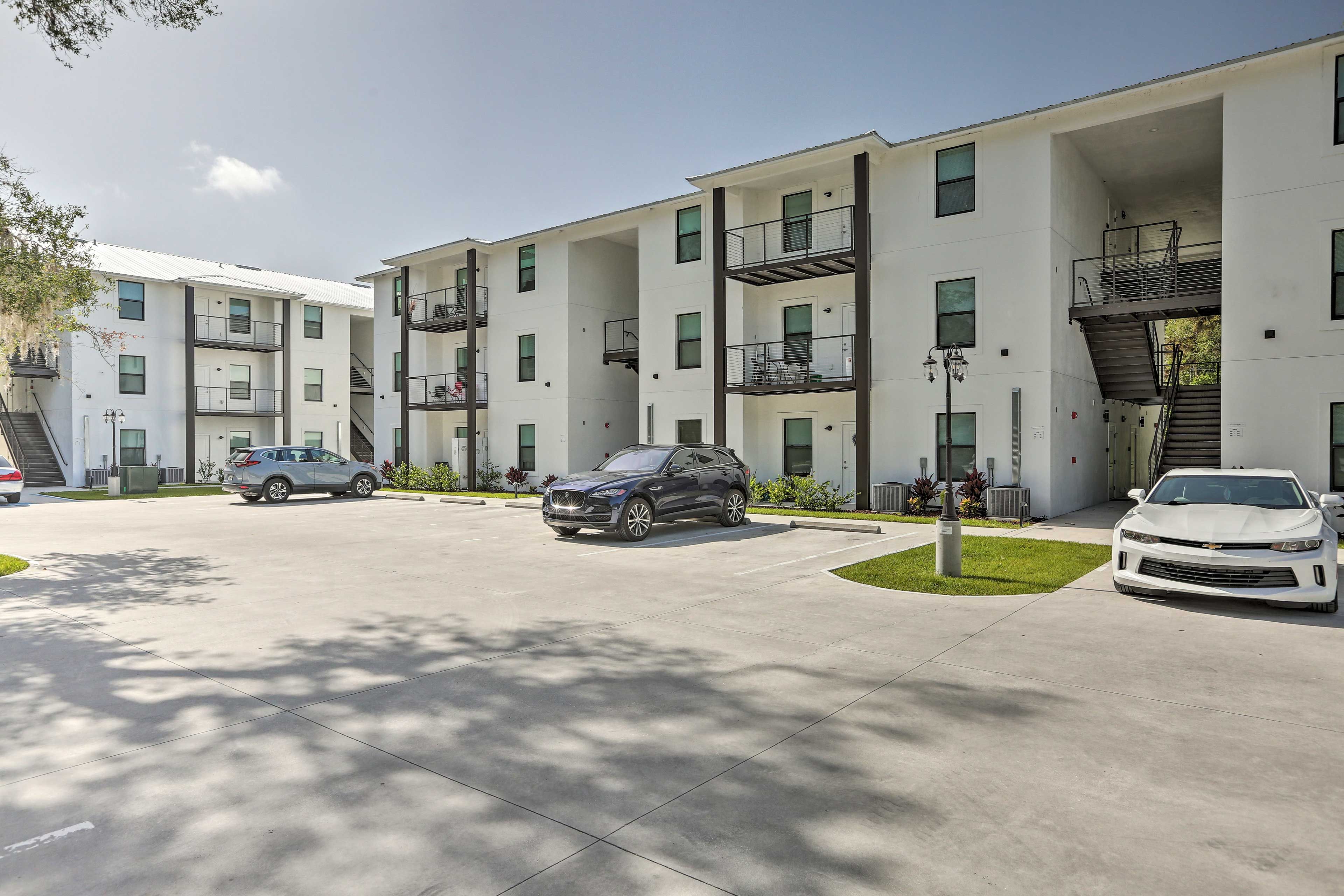 Exterior of Apartment Complex