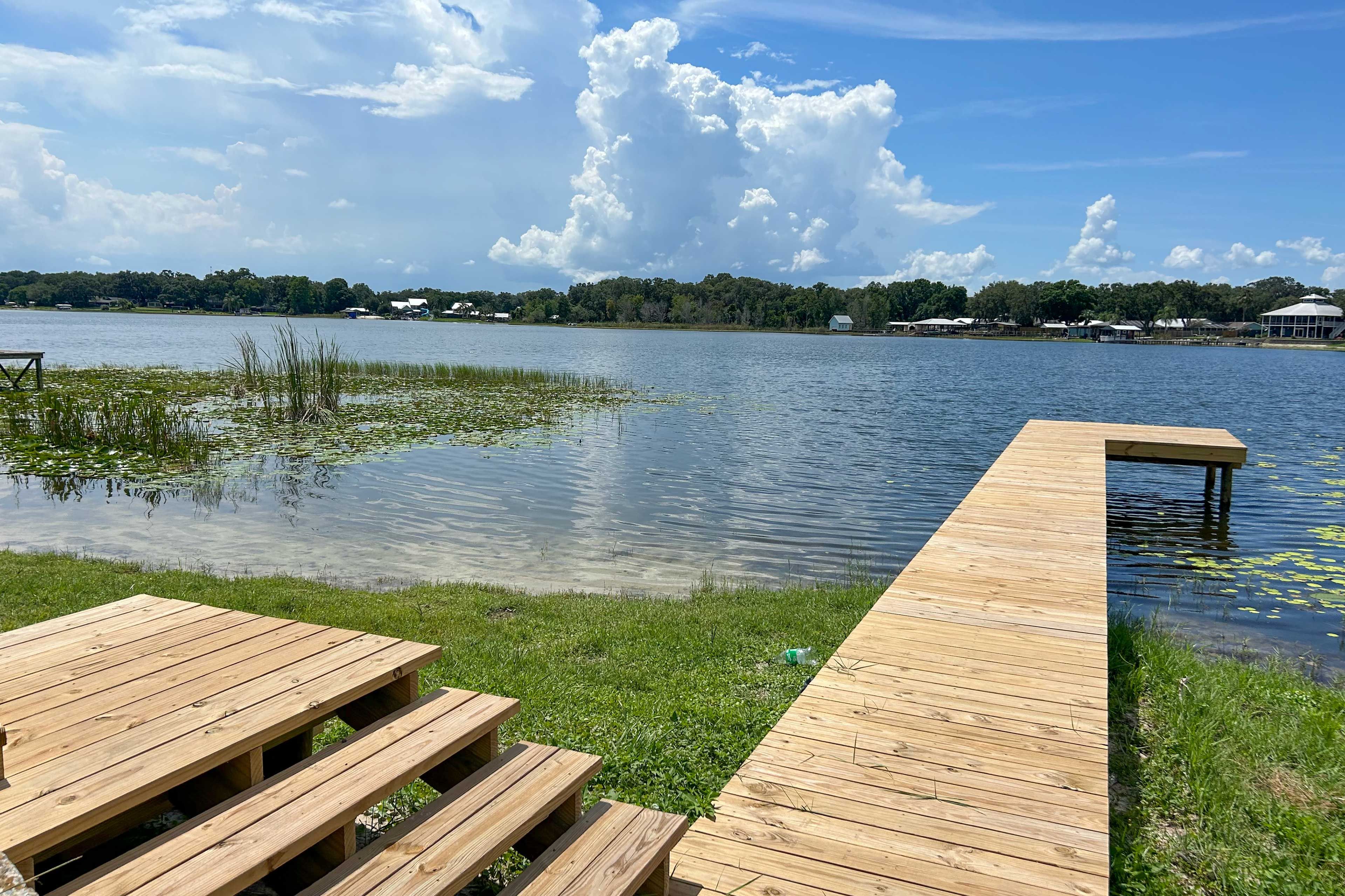 Private Dock | Lake Weir Access