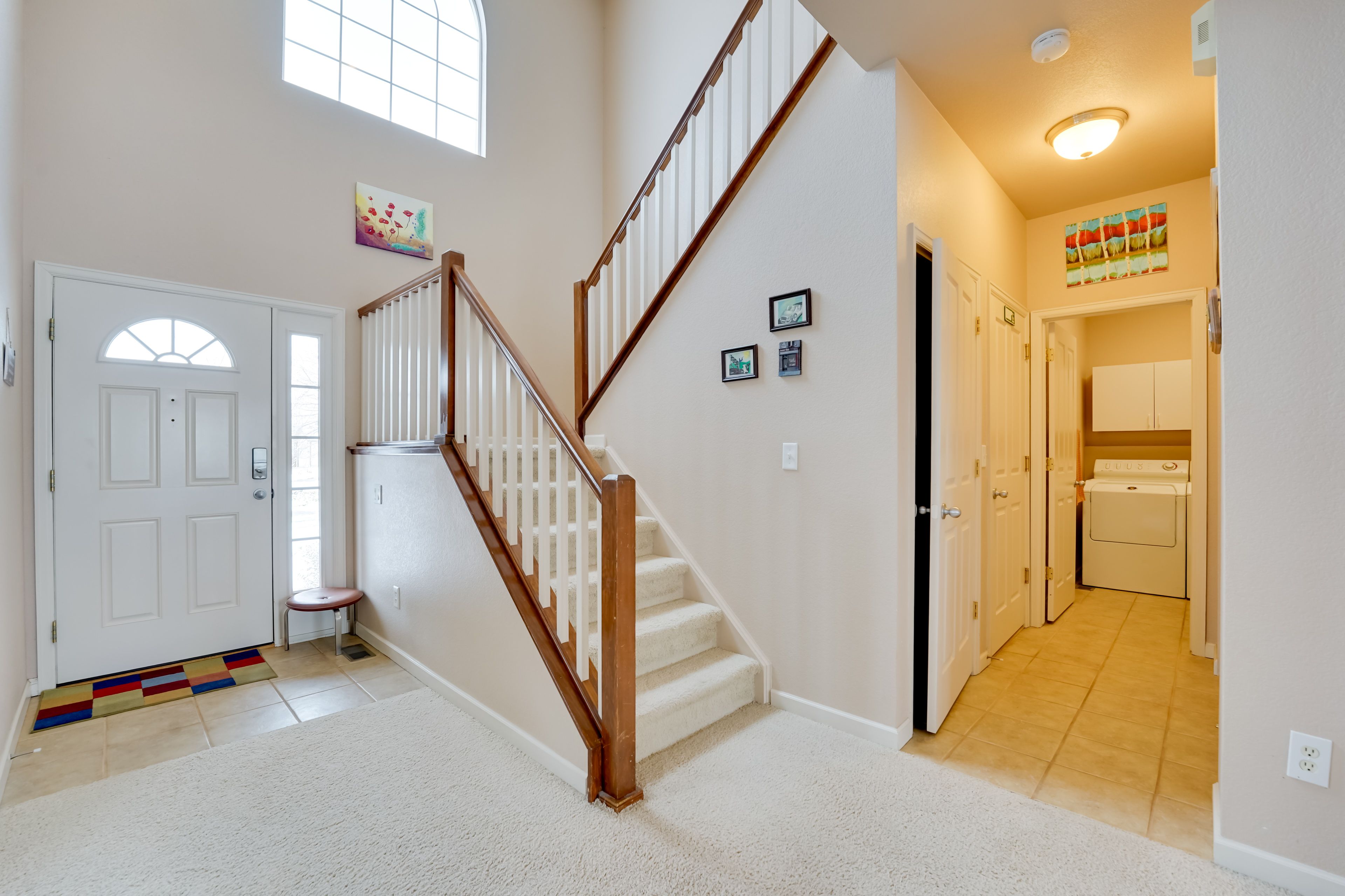 Stairs to Access Bedrooms
