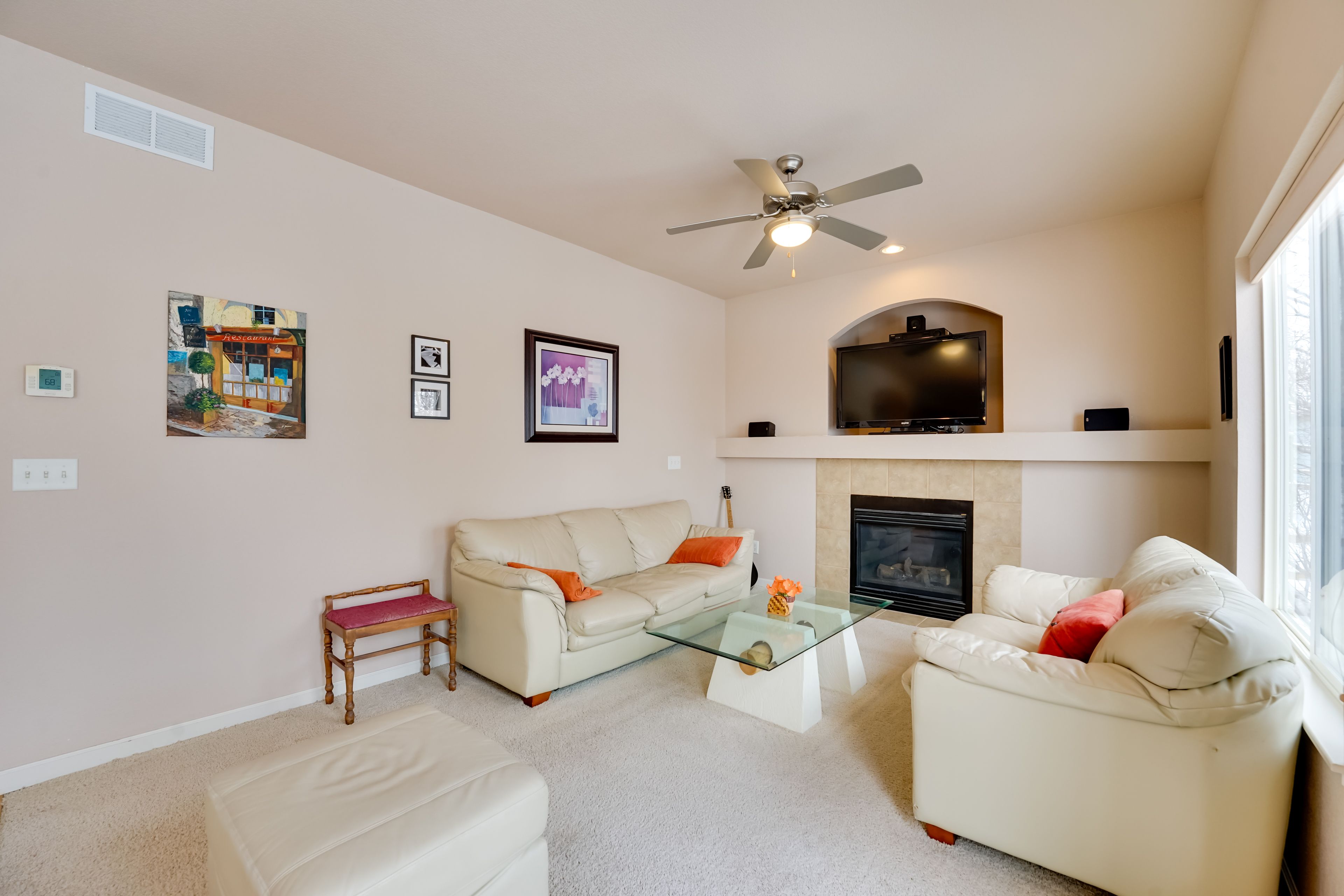 Living Room | Central Air Conditioning & Heating