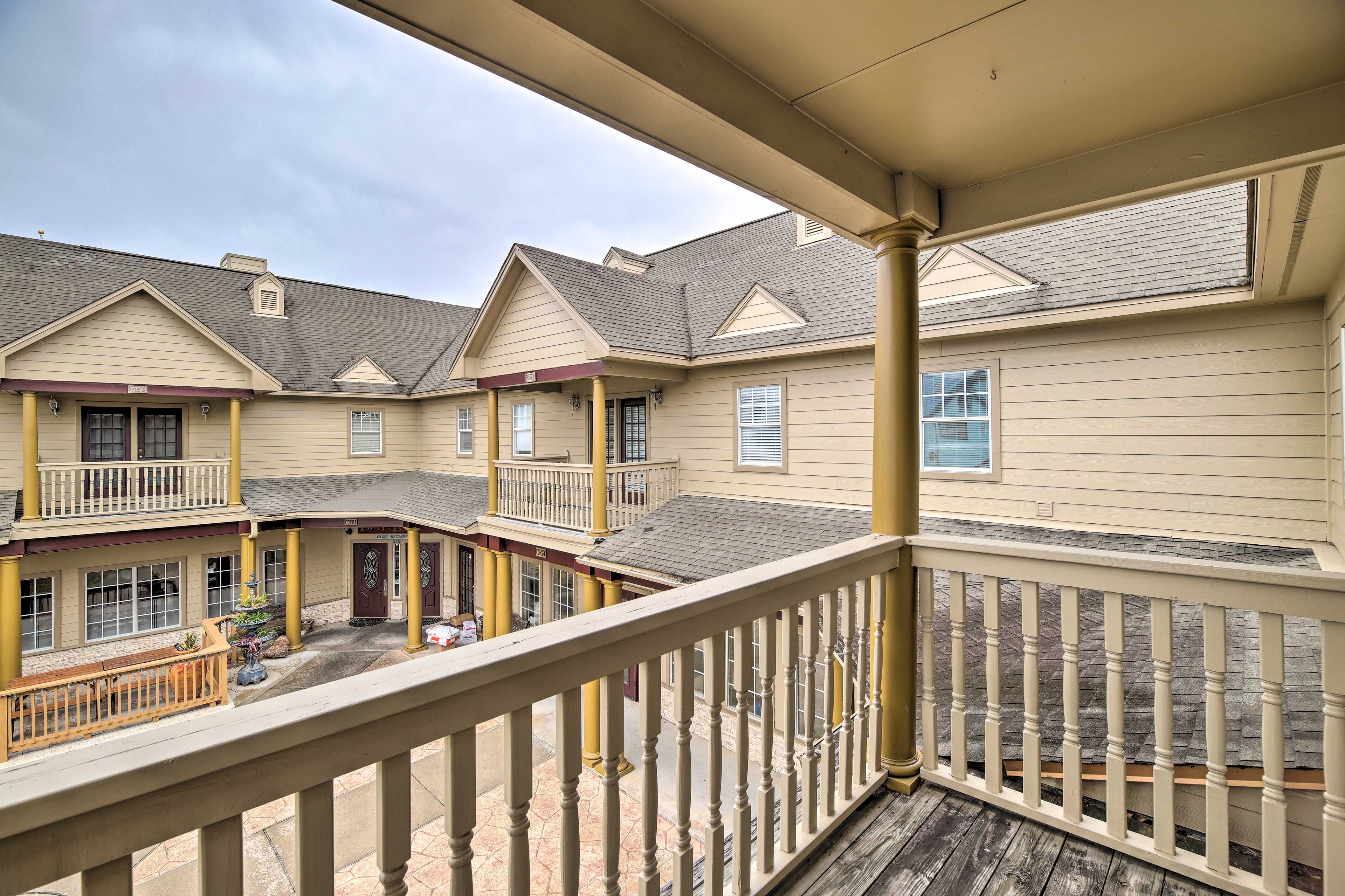 2 Covered Balconies