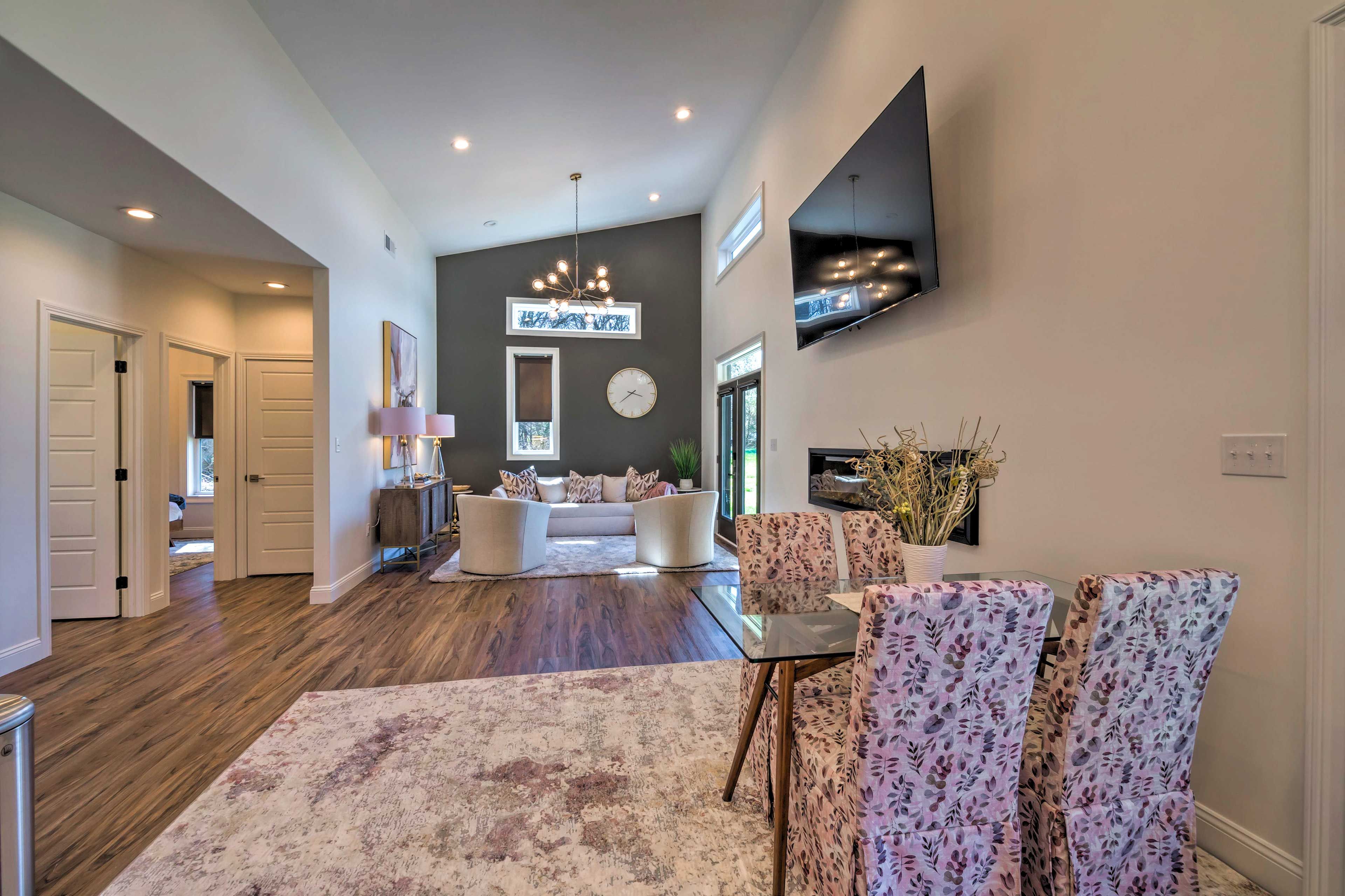 Living Room | Dining Area | Central A/C + Heating