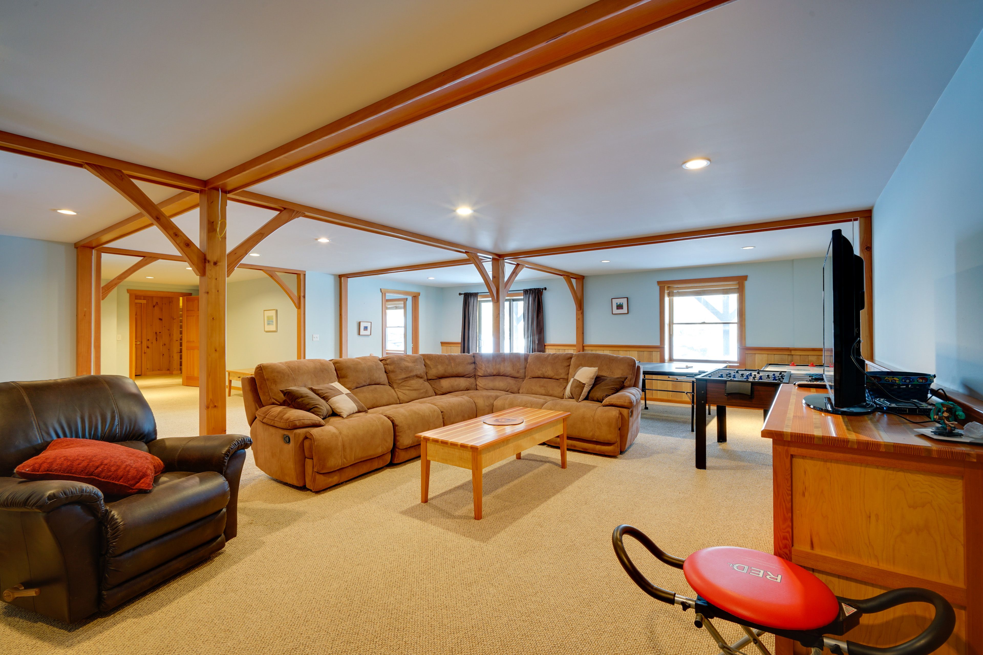 Basement Living Area | Game Room