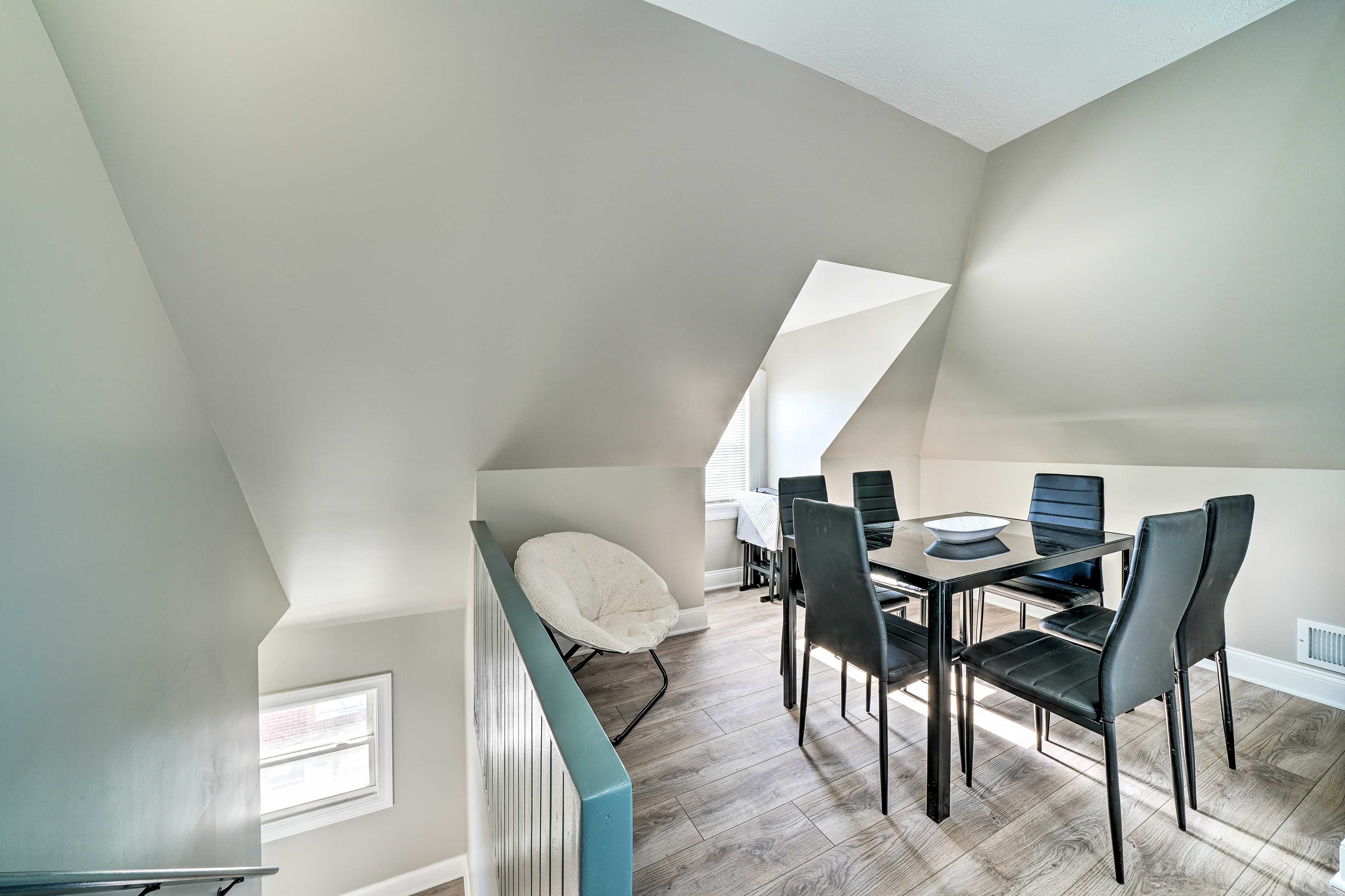 Lofted Area | Top Floor | Dining Area