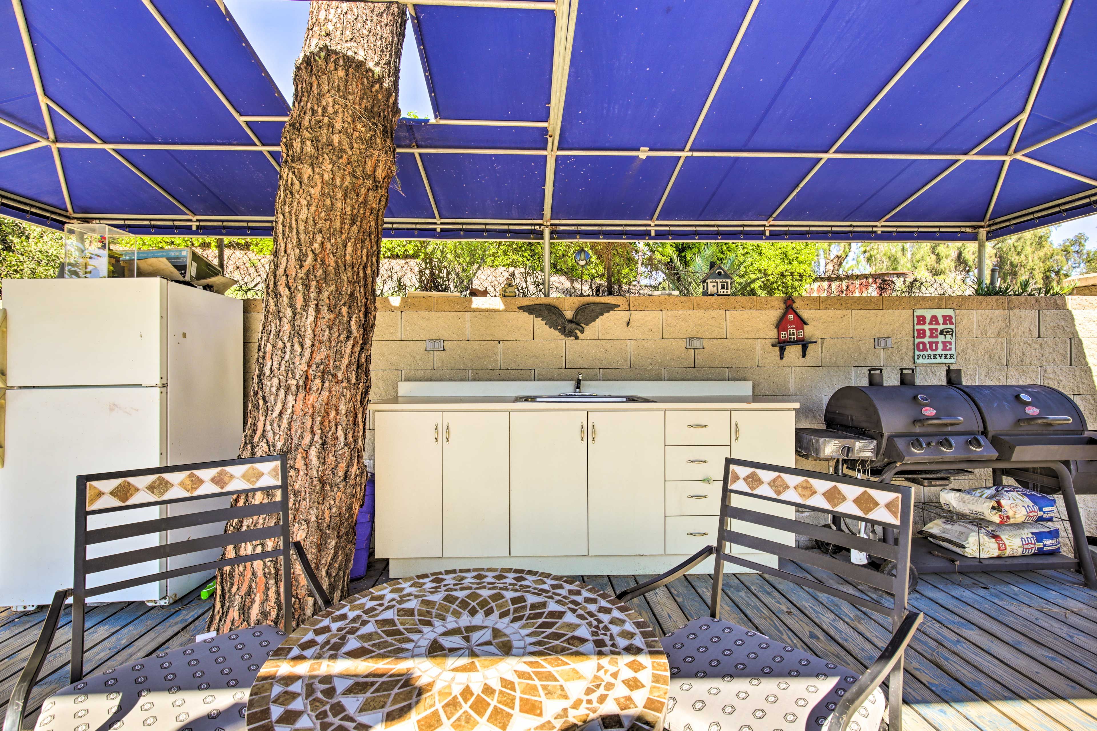 Shared Outdoor Kitchen